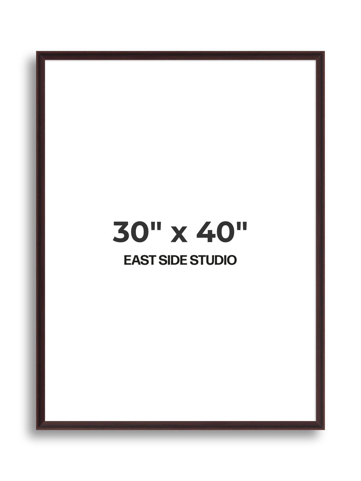 Wenge 30" x 40" picture frame
