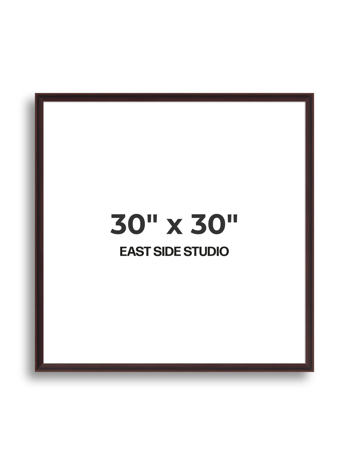 Wenge 30" x 30" picture frame