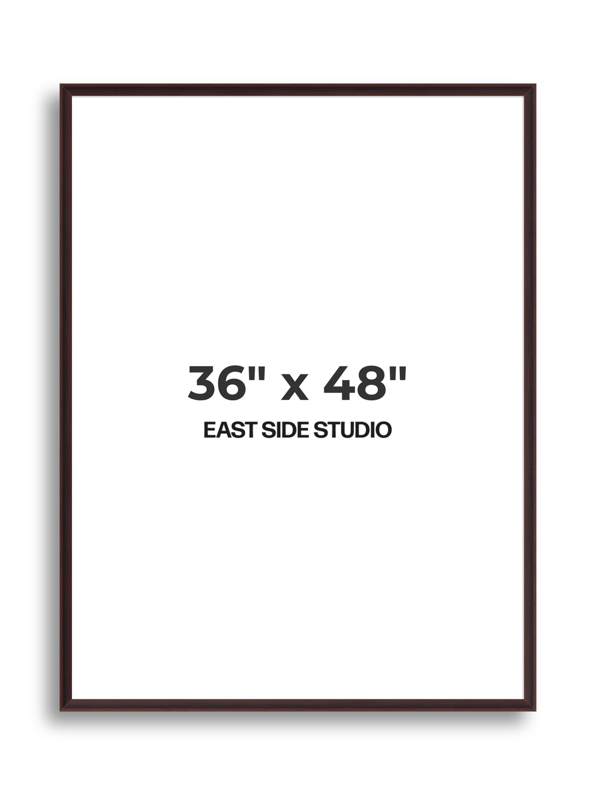 Wenge 36" x 48" picture frame
