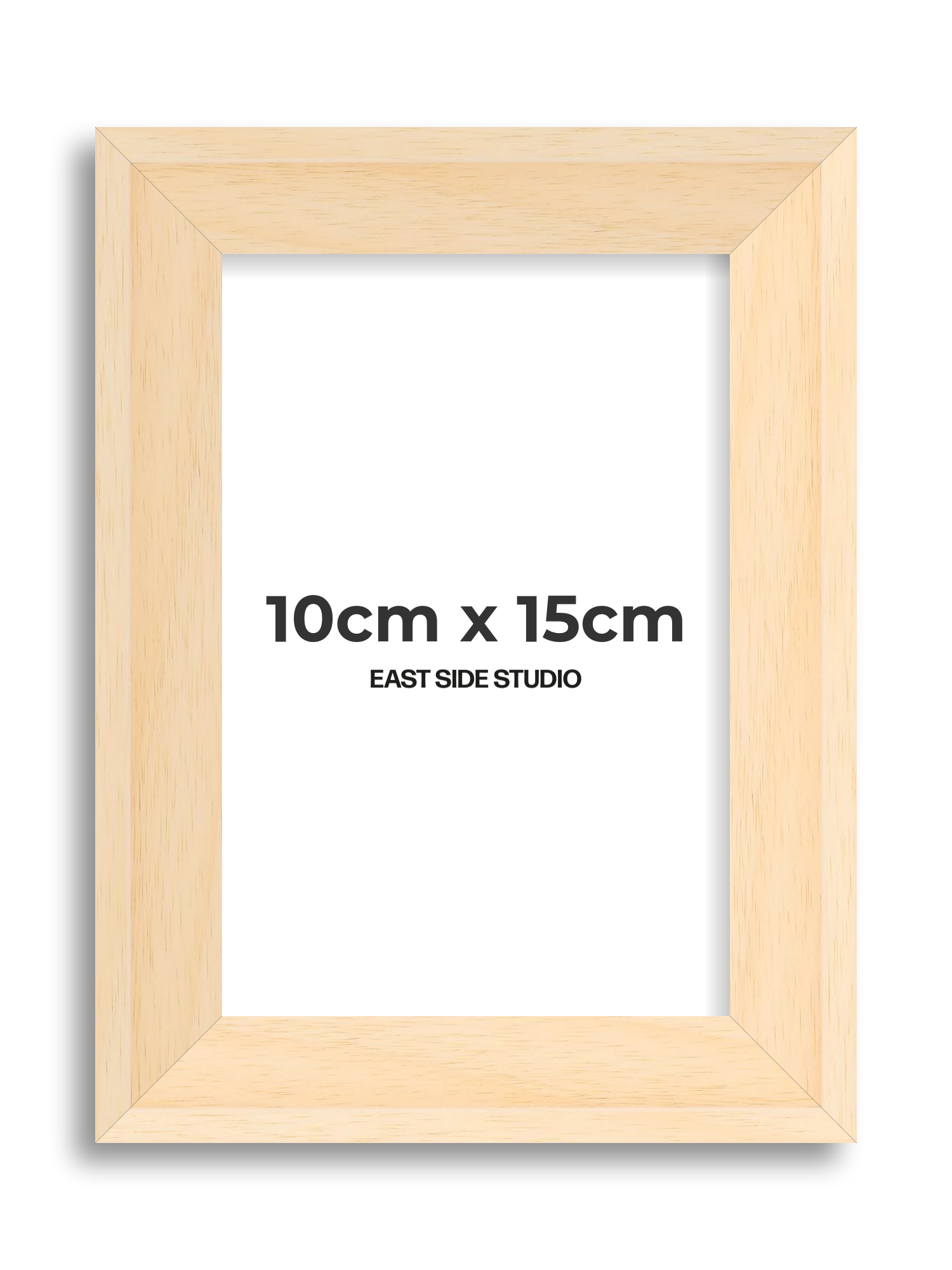 Natural Wood 10cm x 15cm picture frame