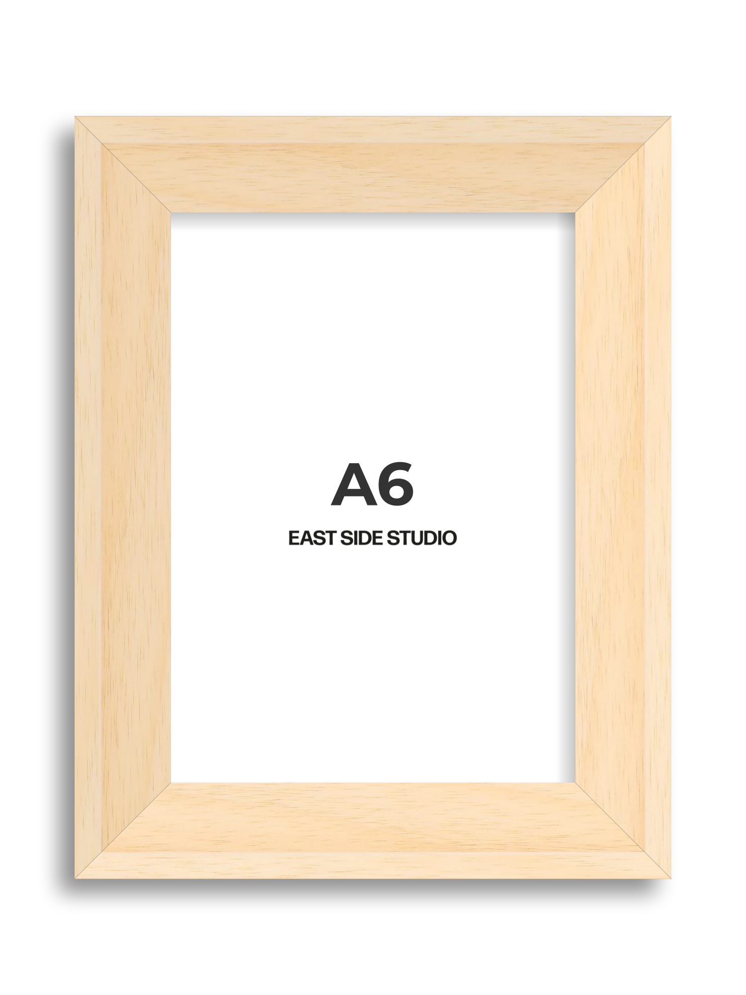 Natural Wood A6 picture frame