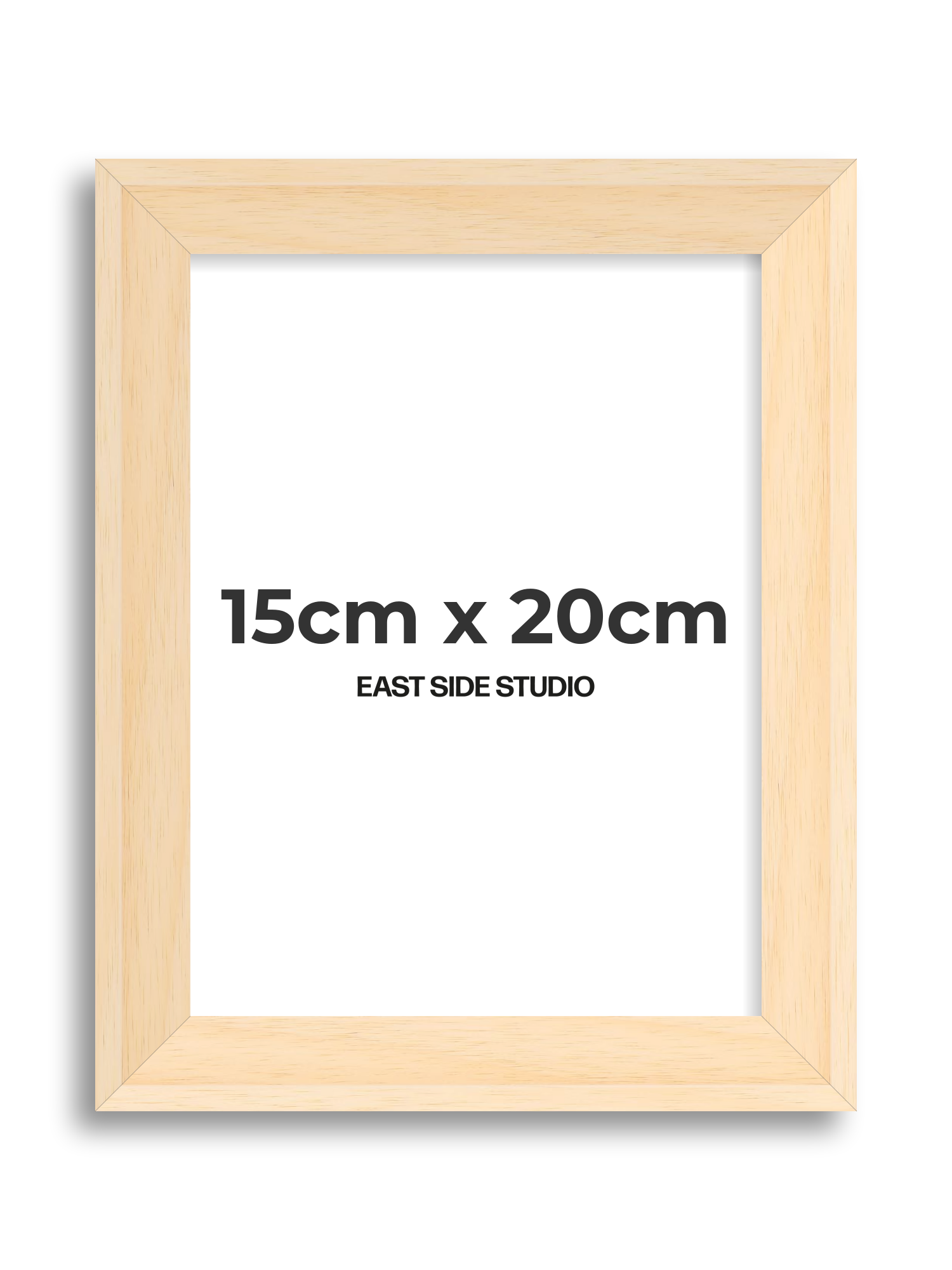 Natural Wood 15cm x 20cm picture frame