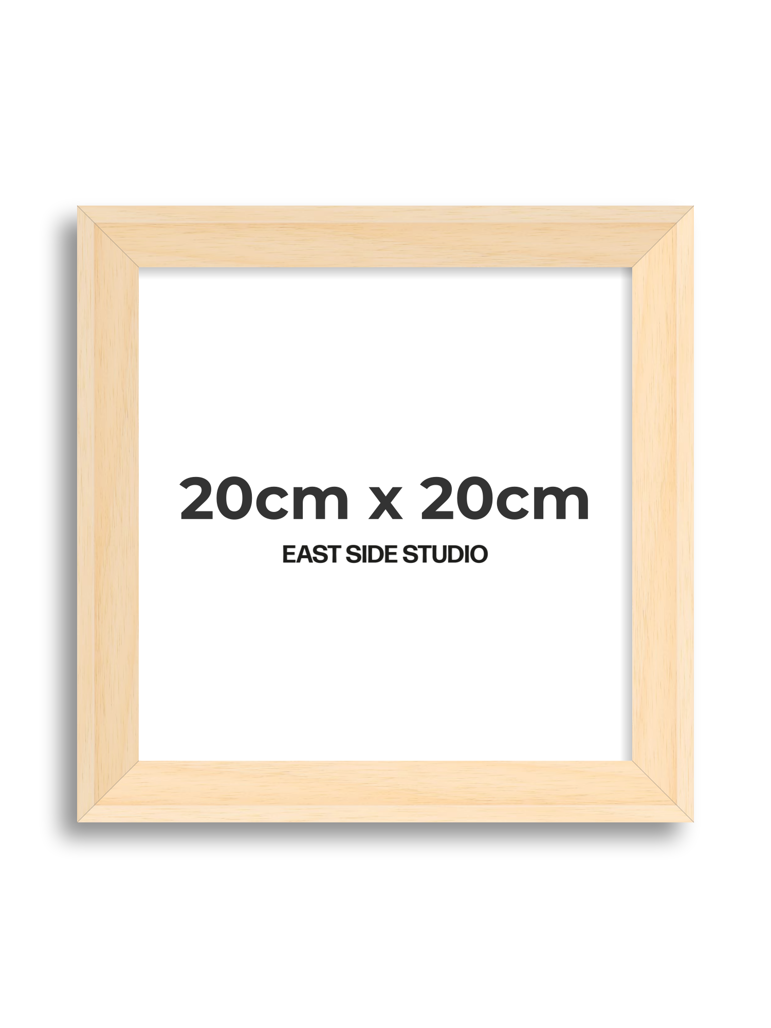 Natural Wood 20cm x 20cm picture frame