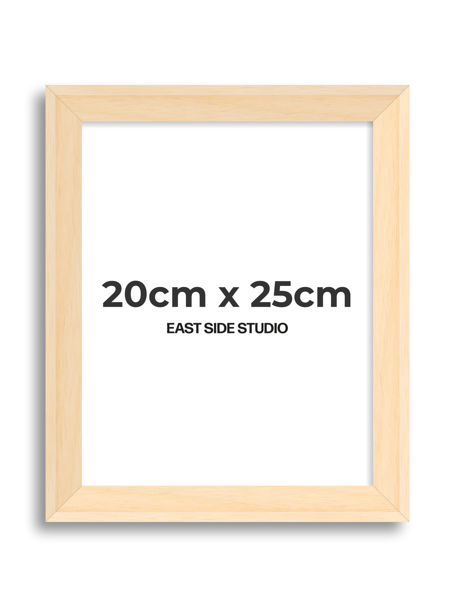 Natural Wood 20cm x 25cm picture frame