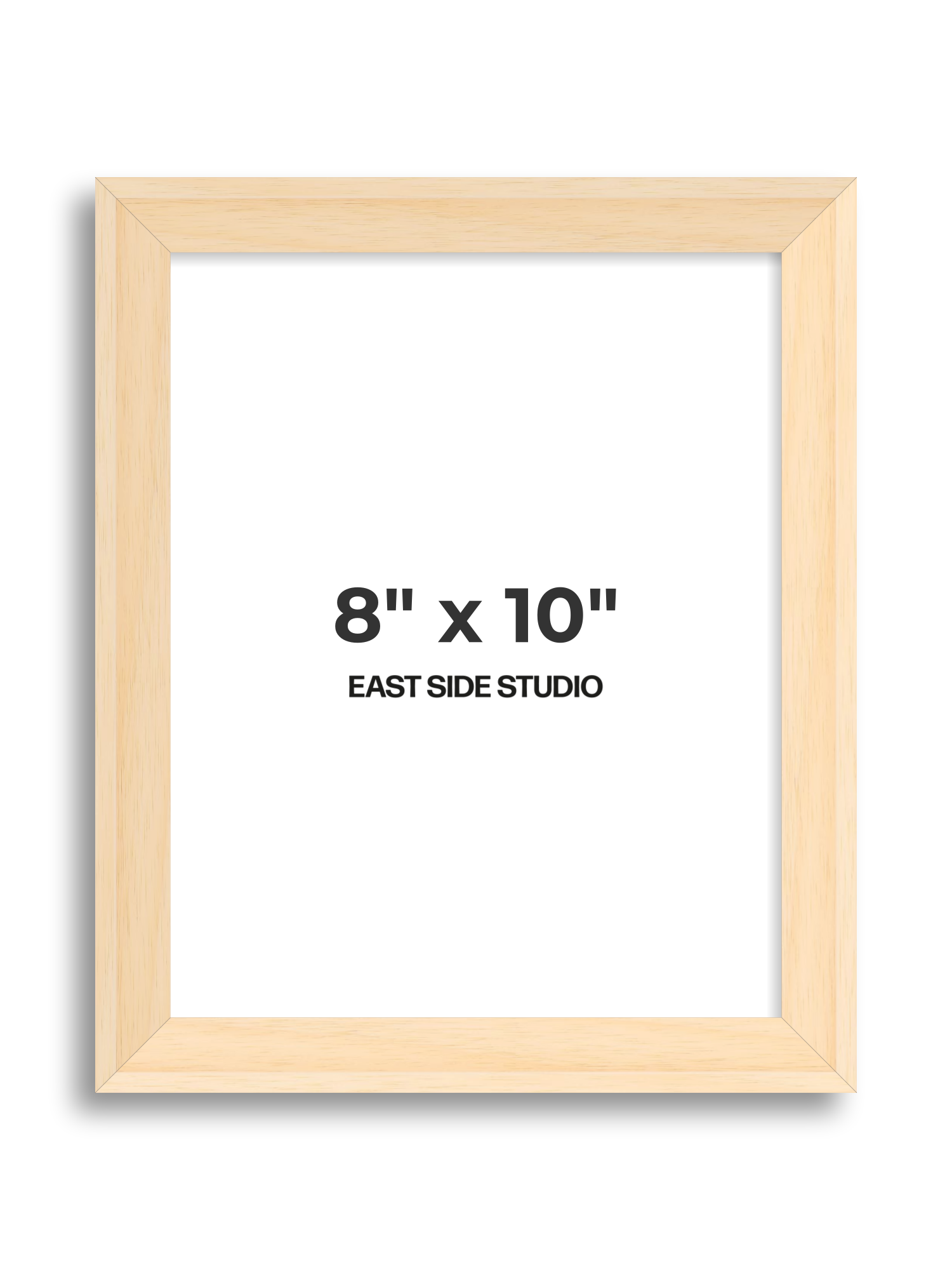 Natural Wood 8" x 10" picture frame