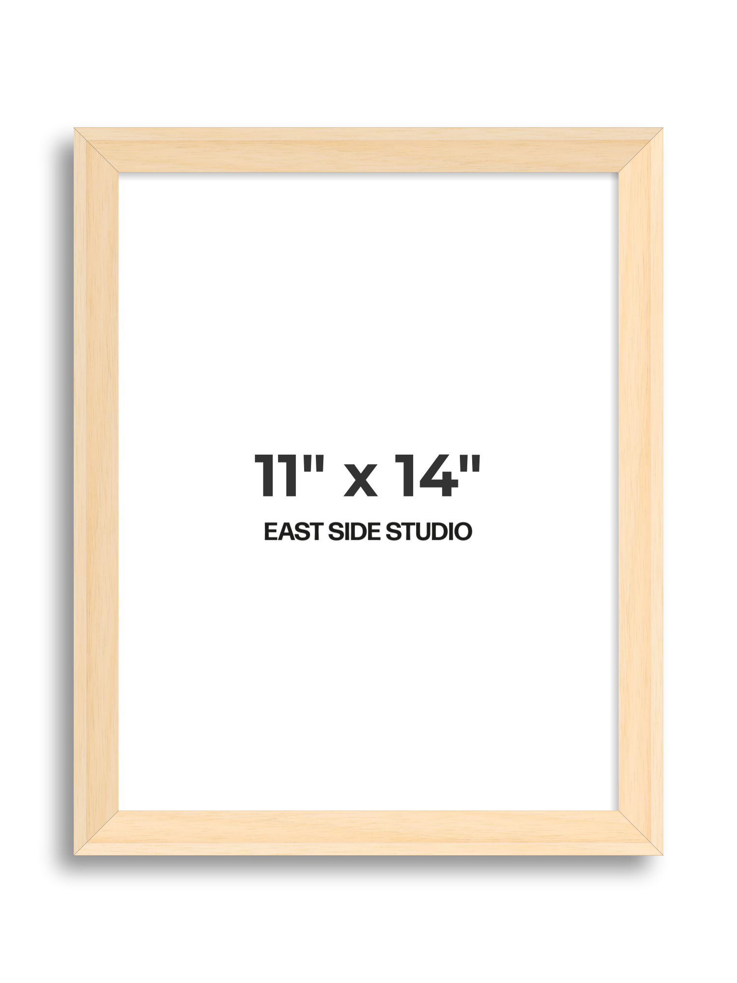 Natural Wood 11" x 14" picture frame