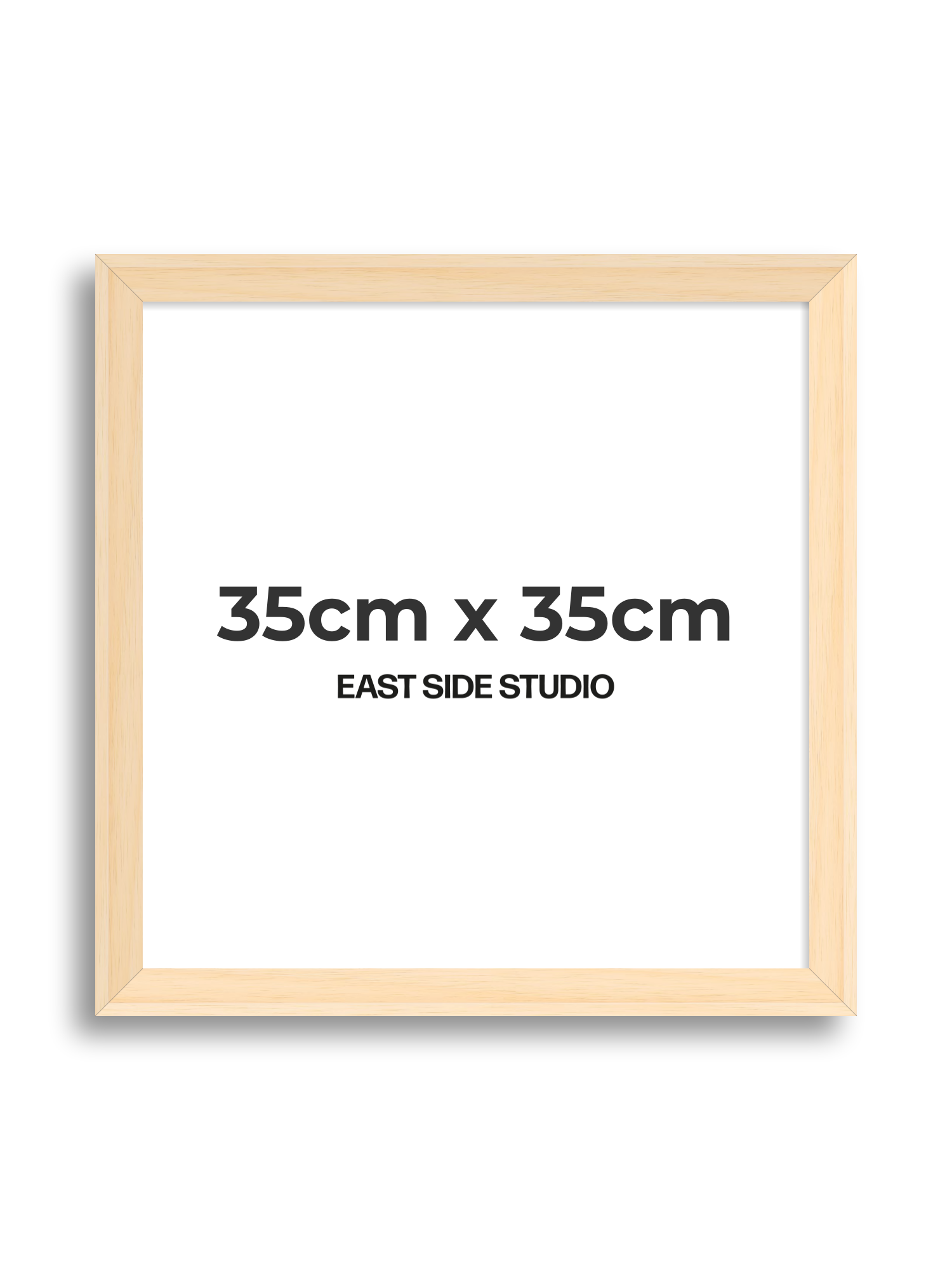 Natural Wood 35cm x 35cm picture frame