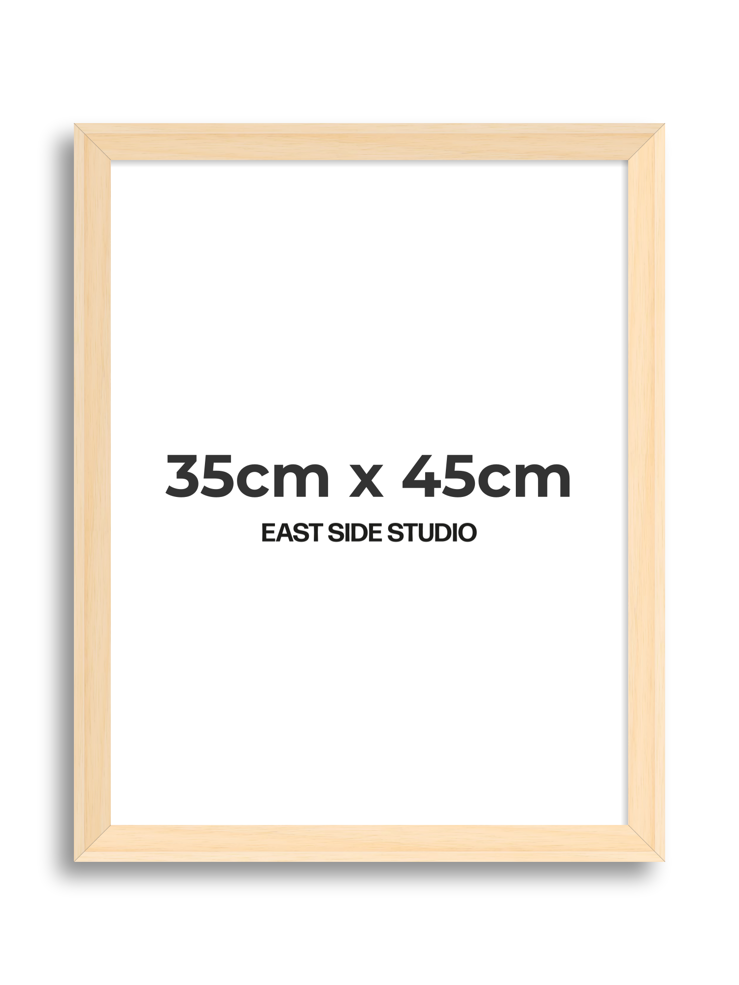 Natural Wood 35cm x 45cm picture frame