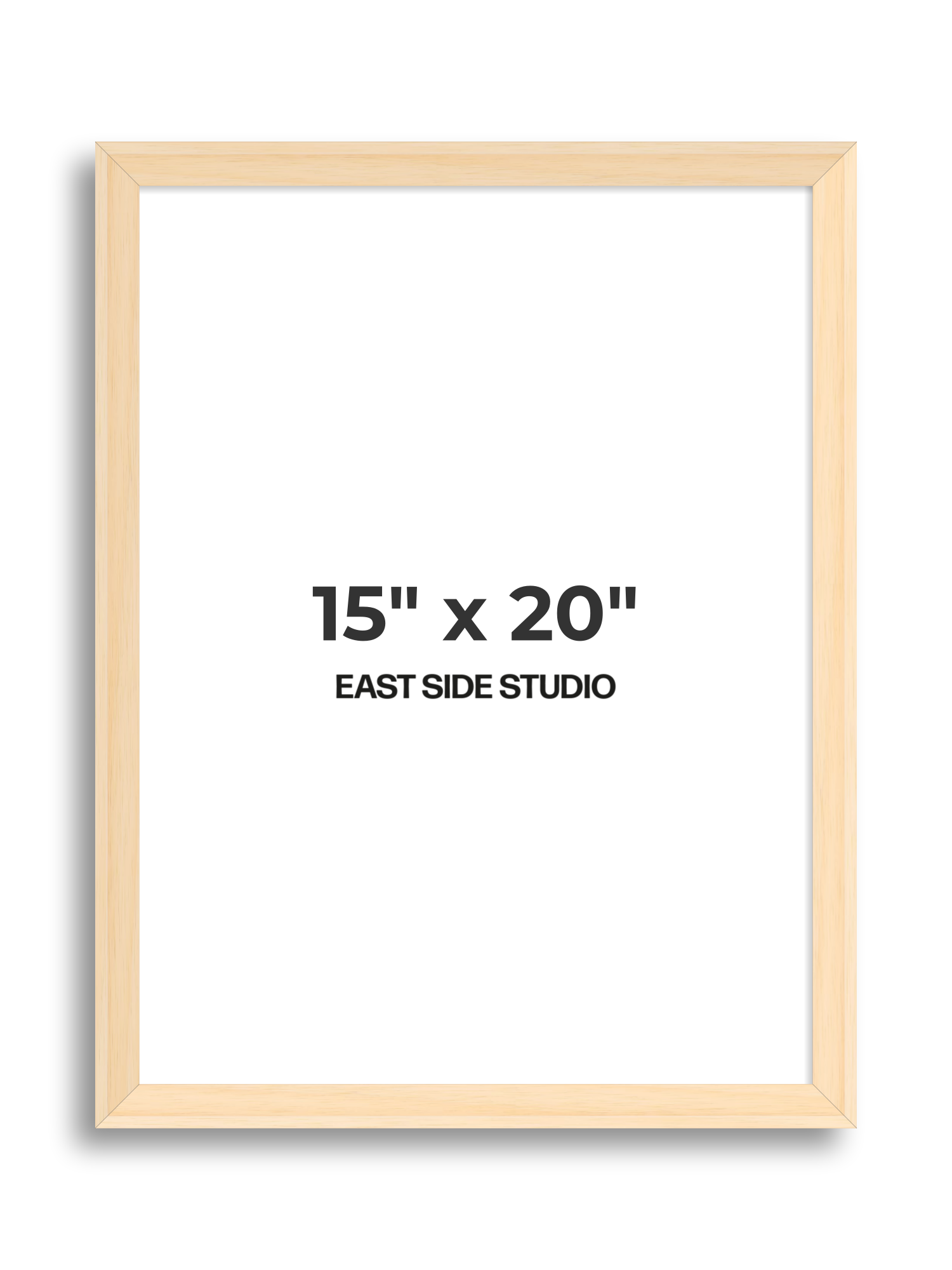 Natural Wood 15" x 20" picture frame