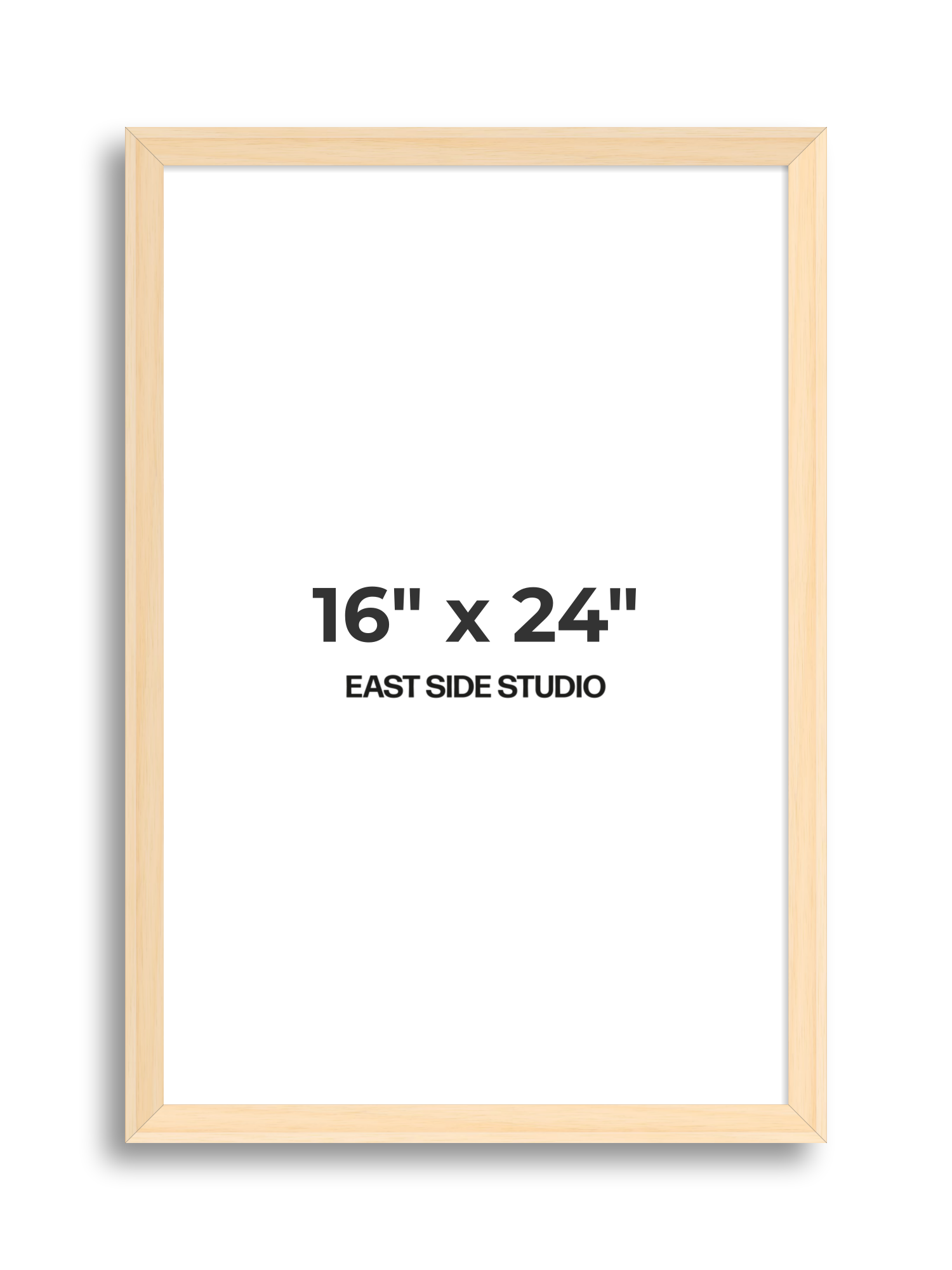 Natural Wood 16" x 24" picture frame