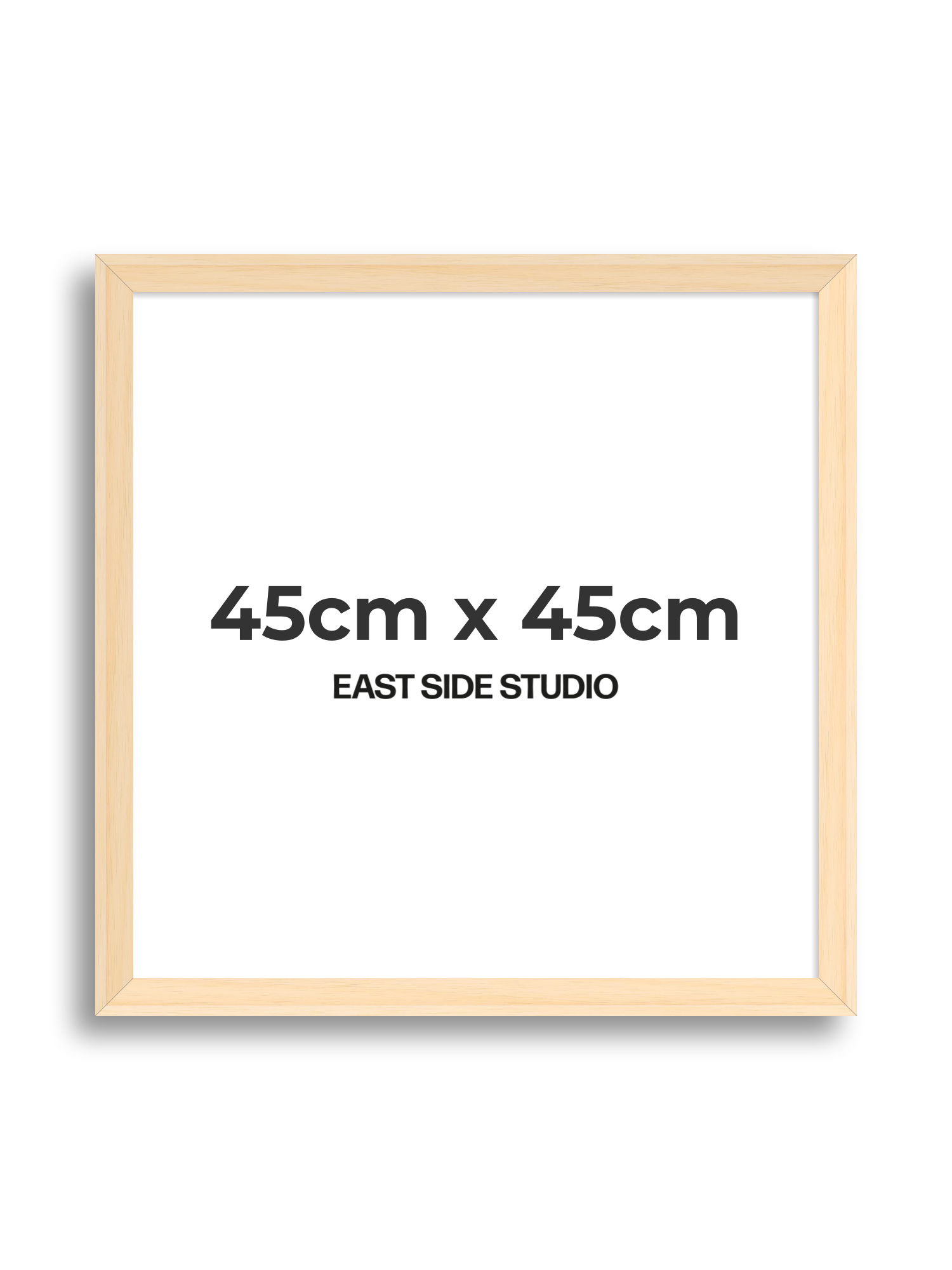 Natural Wood 45cm x 45cm picture frame