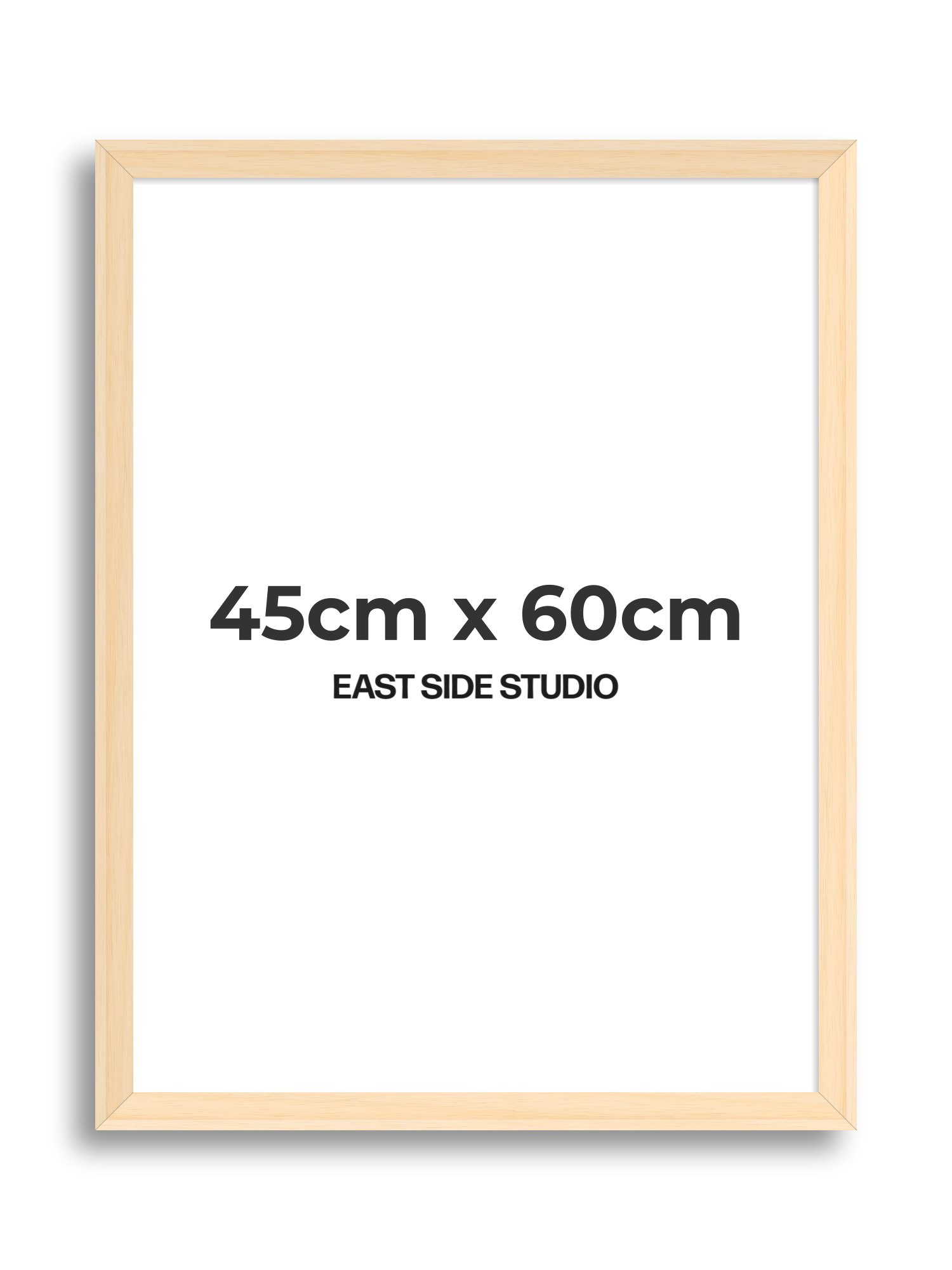 Natural Wood 45cm x 60cm picture frame