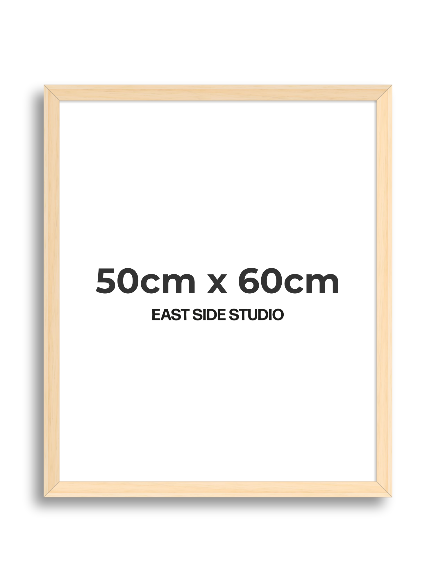 Natural Wood 50cm x 60cm picture frame