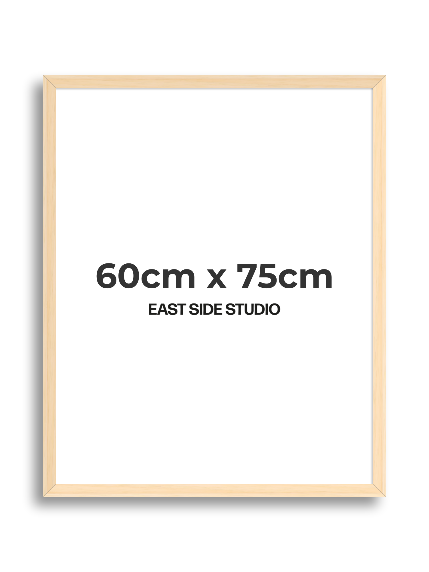 Natural Wood 60cm x 75cm picture frame