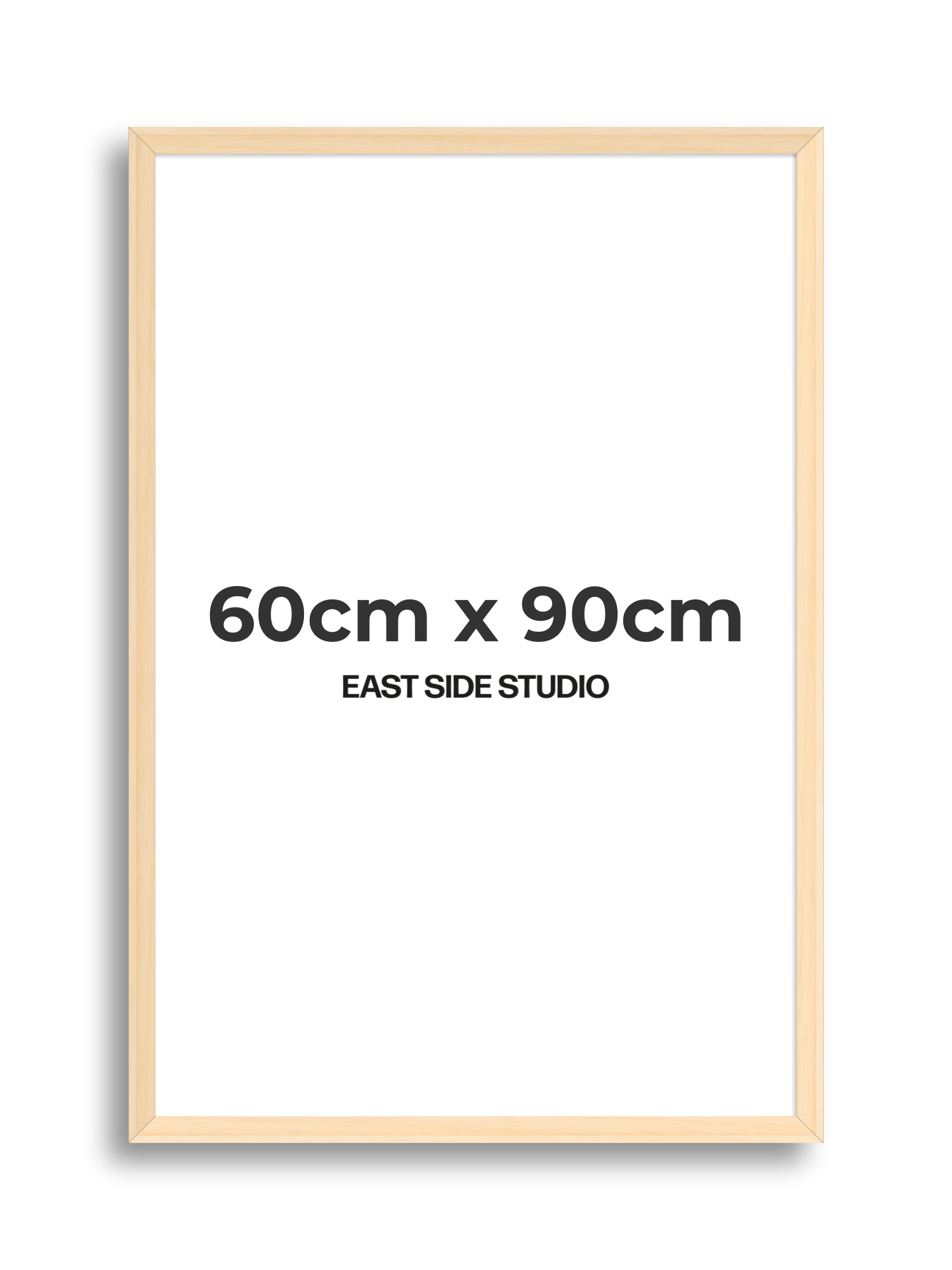 Natural Wood 60cm x 90cm picture frame