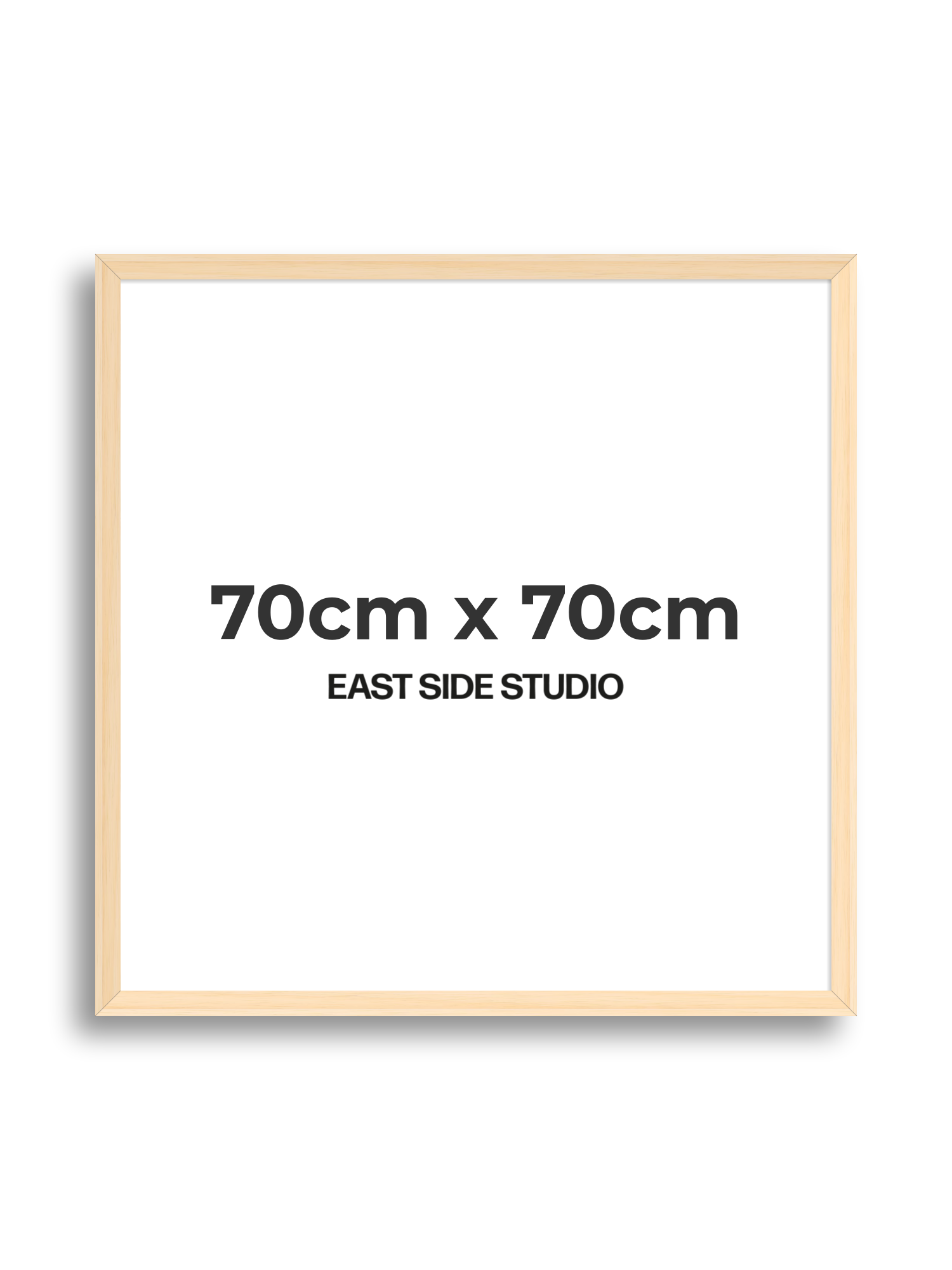 Natural Wood 70cm x 70cm picture frame