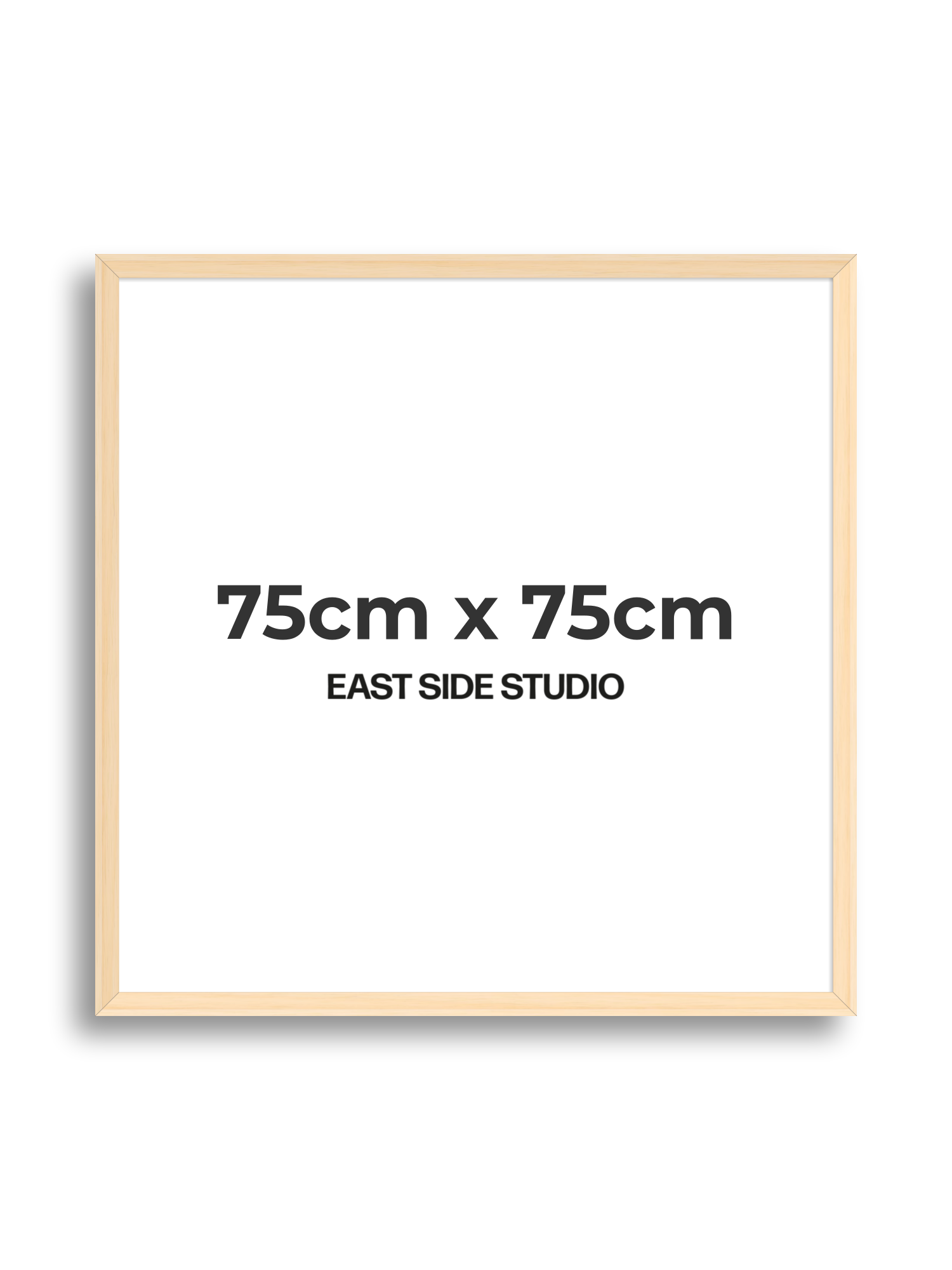 Natural Wood 75cm x 75cm picture frame
