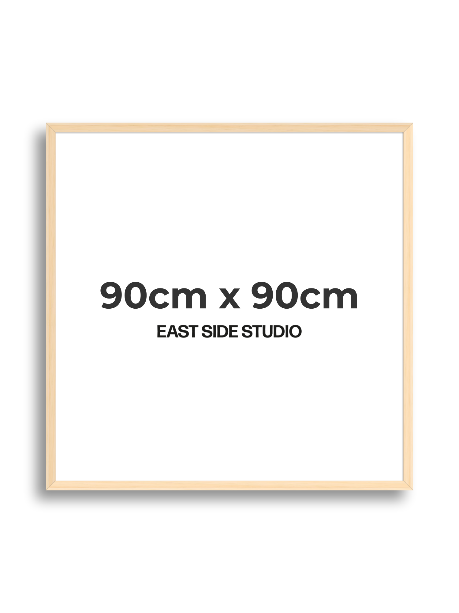 Natural Wood 90cm x 90cm picture frame