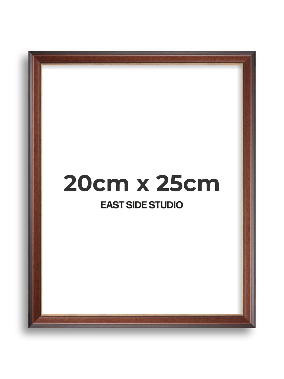 Antique Walnut & Gold 20cm x 25cm picture frame
