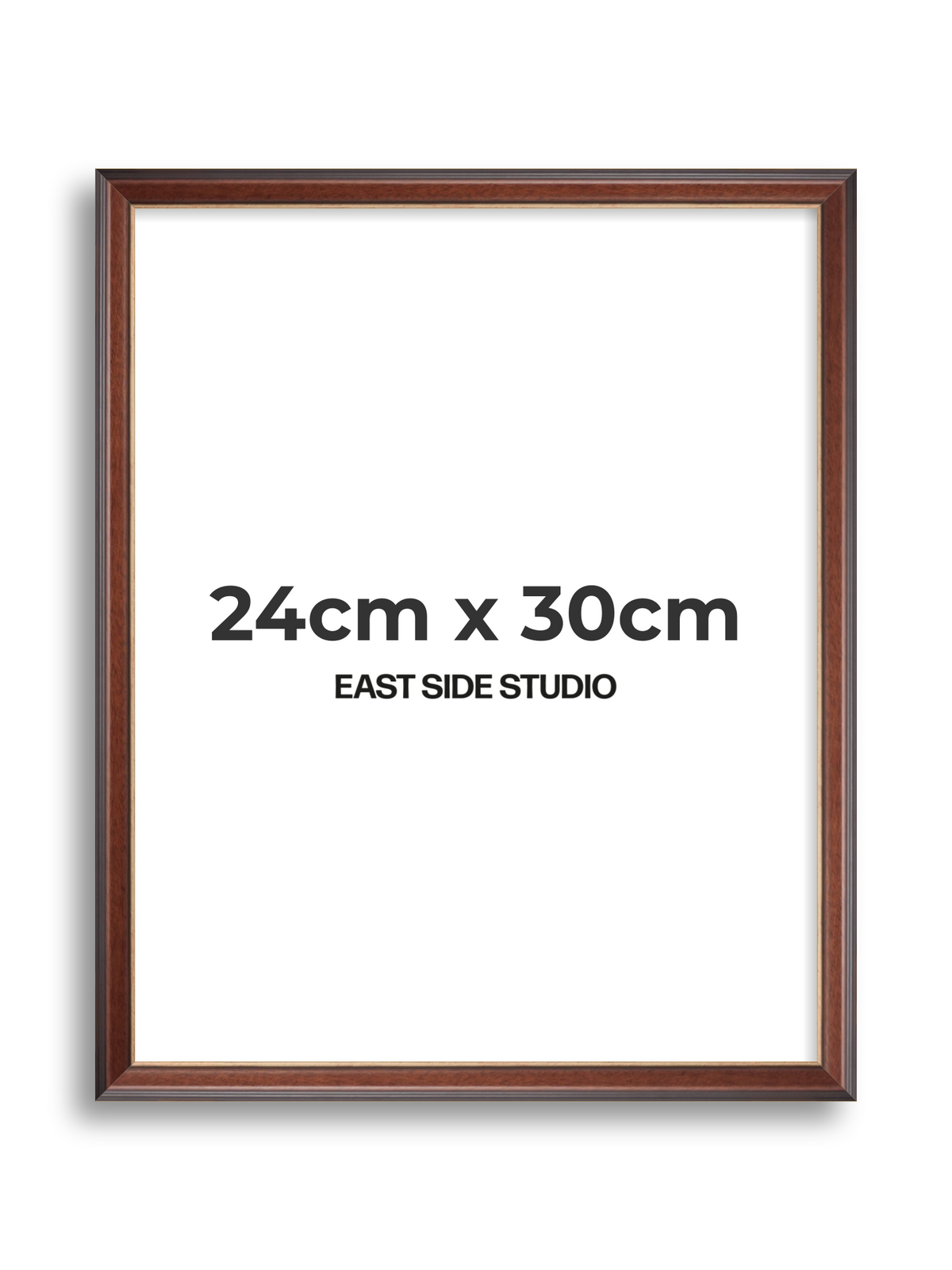 Antique Walnut & Gold 24cm x 30cm picture frame