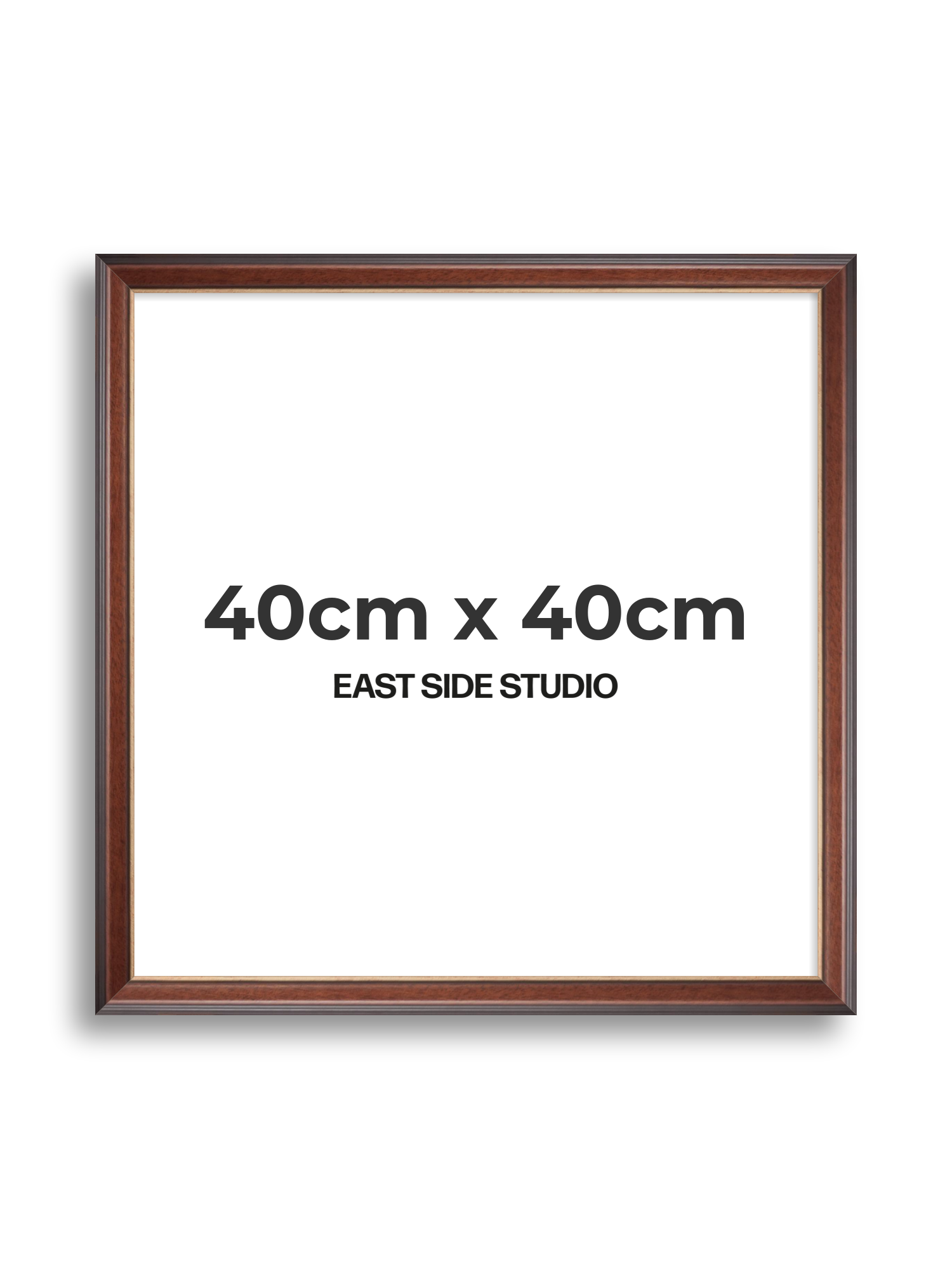 Antique Walnut & Gold 40cm x 40cm picture frame
