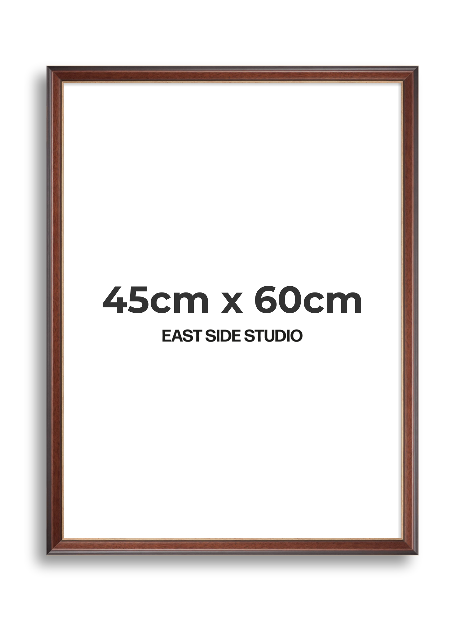 Antique Walnut & Gold 45cm x 60cm picture frame