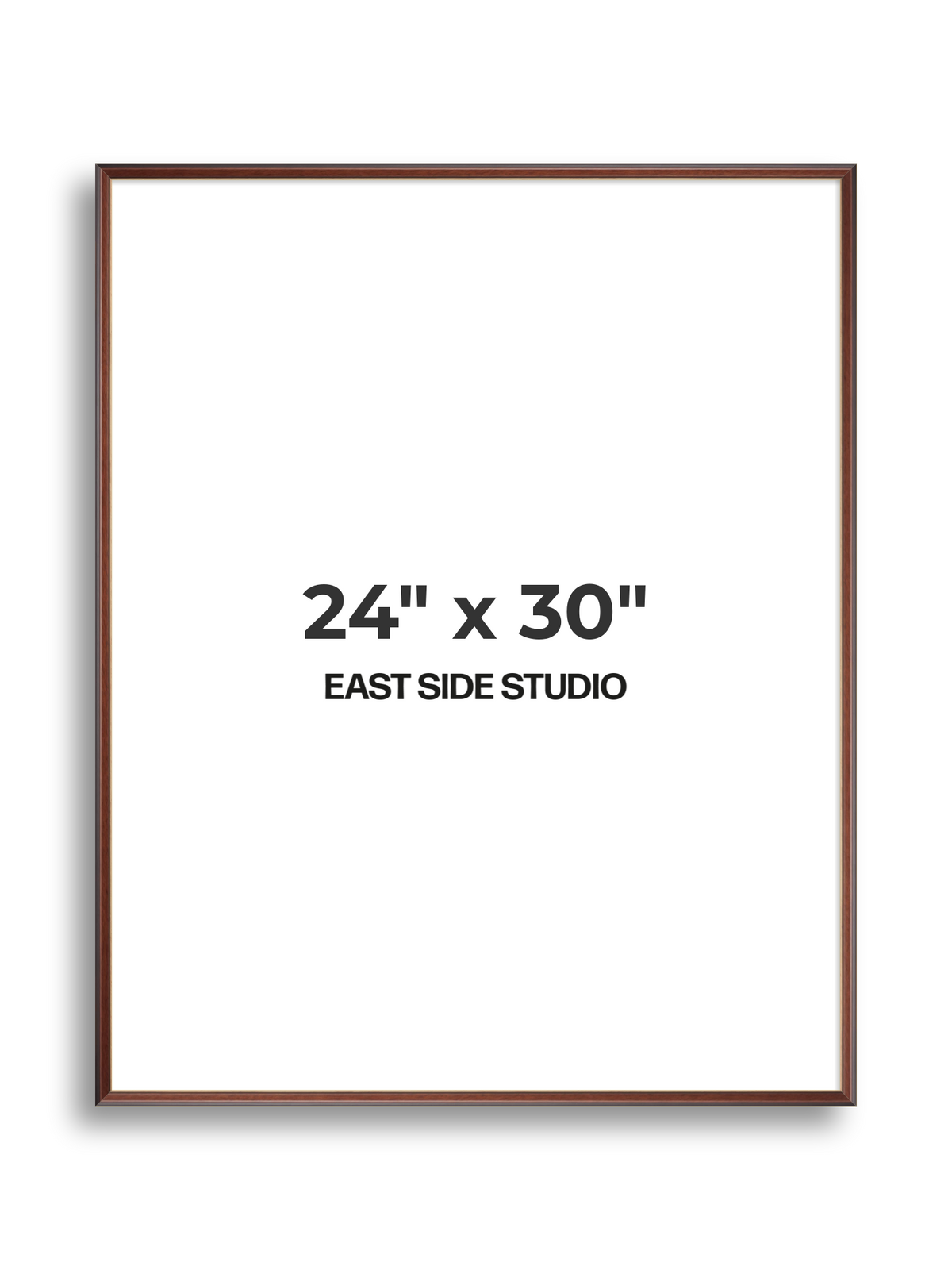 Antique Walnut & Gold 24" x 30" picture frame