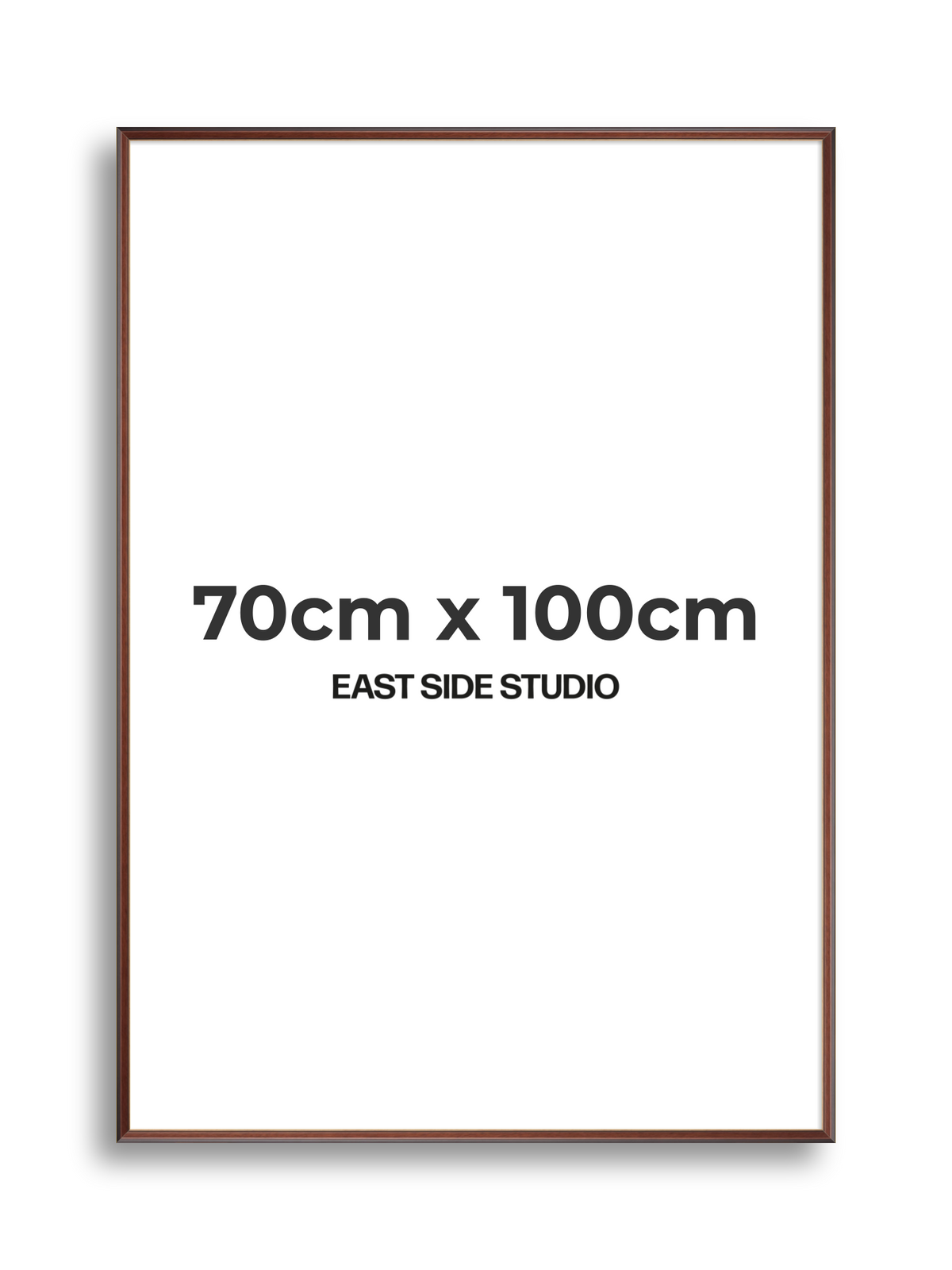 Antique Walnut & Gold 70cm x 100cm picture frame