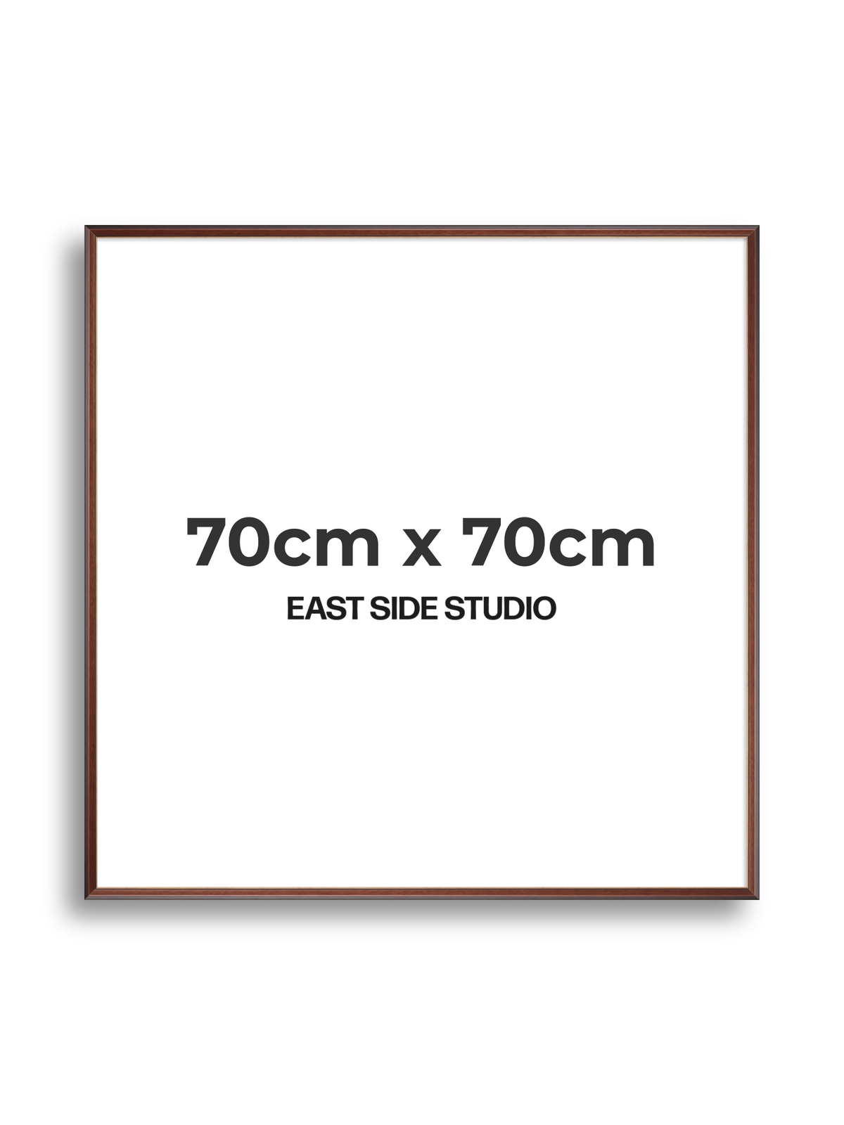 Antique Walnut & Gold 70cm x 70cm picture frame