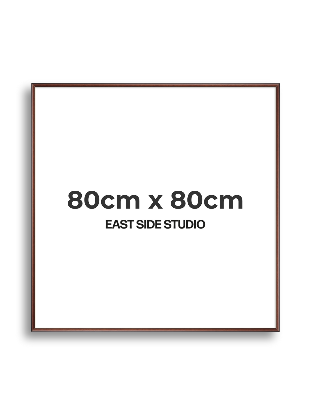 Antique Walnut & Gold 80cm x 80cm picture frame