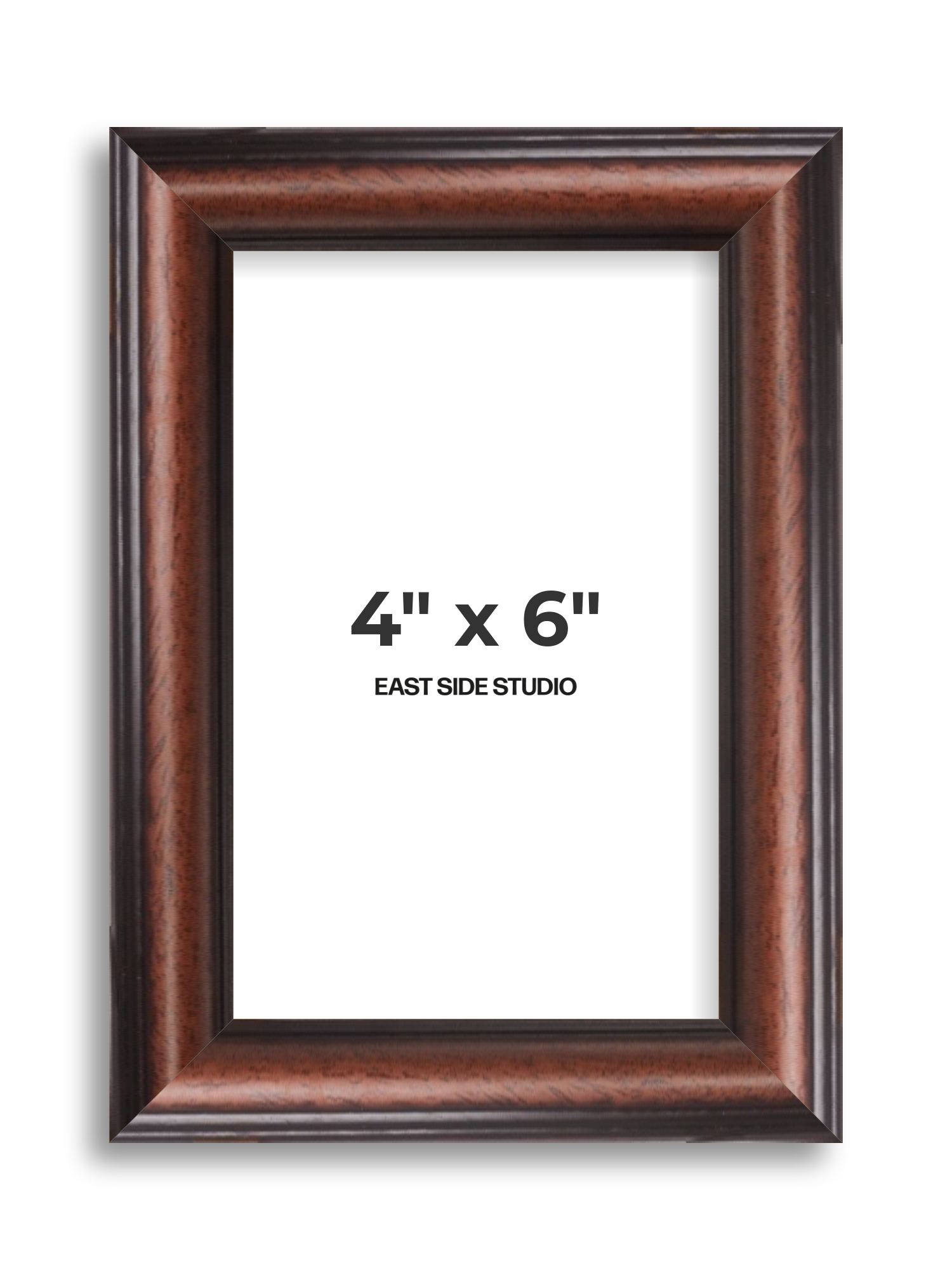 Dark Antique Walnut 4" x 6" picture frame