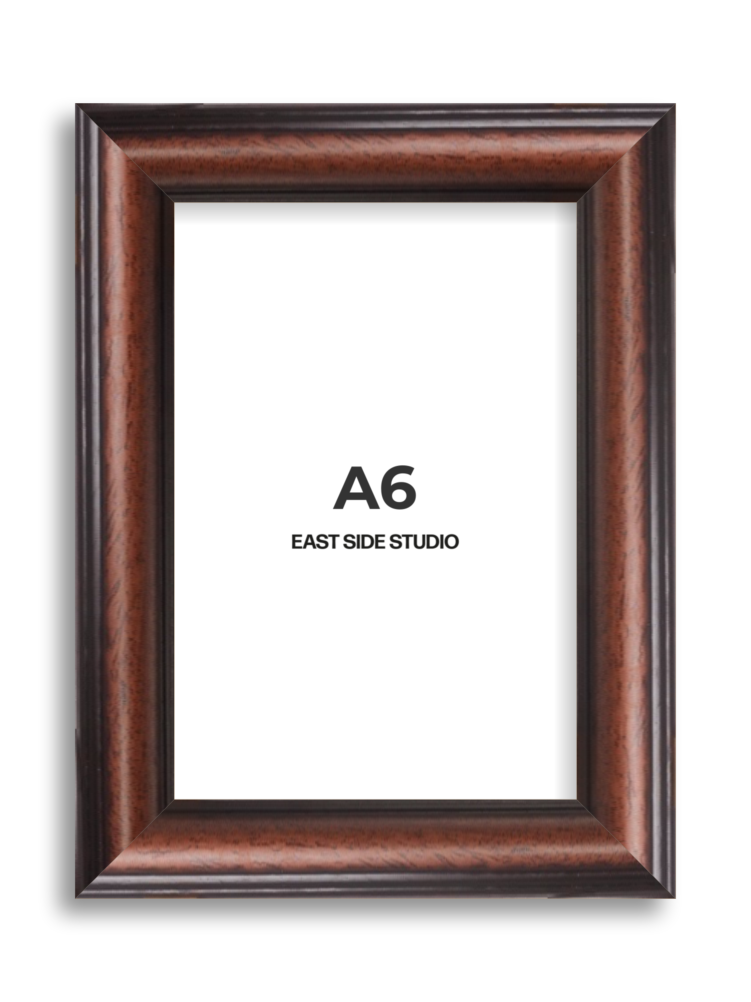 Dark Antique Walnut A6 picture frame
