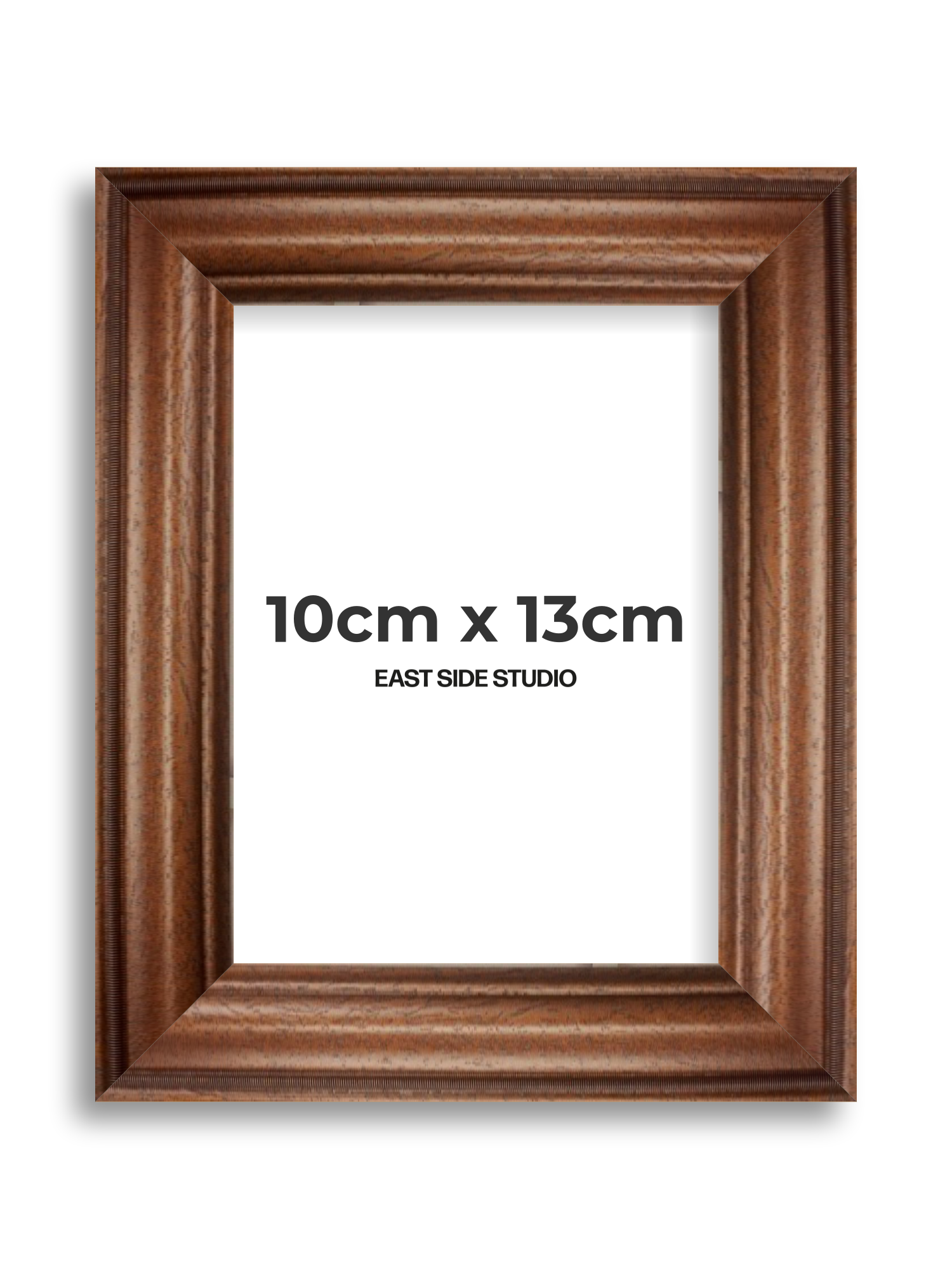 Antique Walnut 10cm x 13cm picture frame