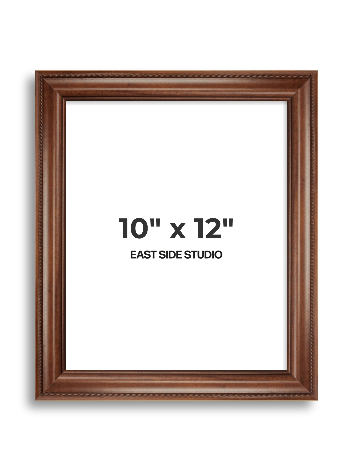 Wide Antique Walnut 10" x 12" picture frame