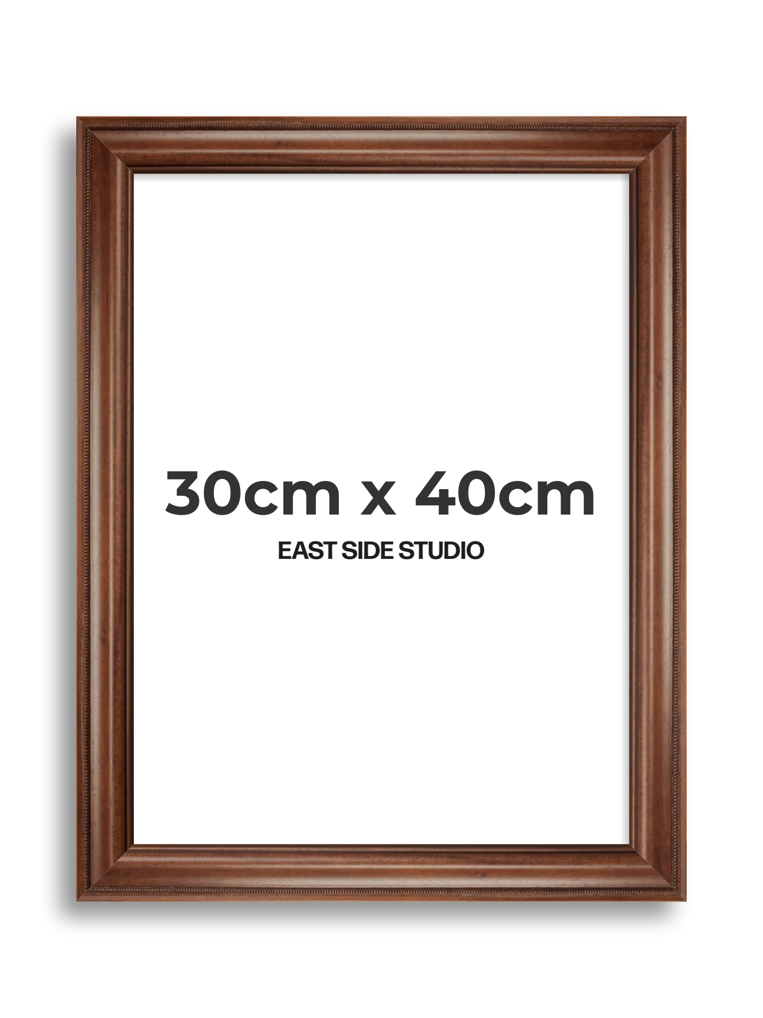 Wide Antique Walnut 30cm x 40cm picture frame