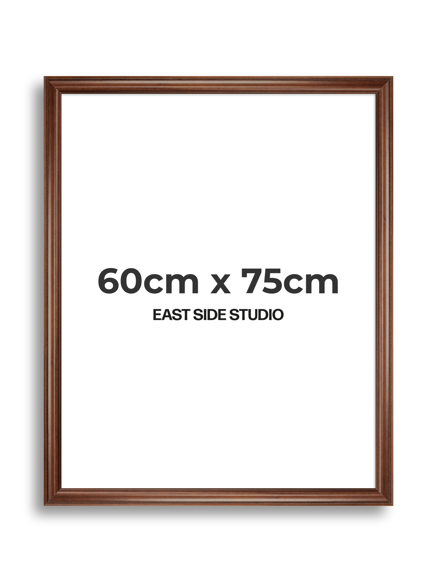 Wide Antique Walnut 60cm x 75cm picture frame