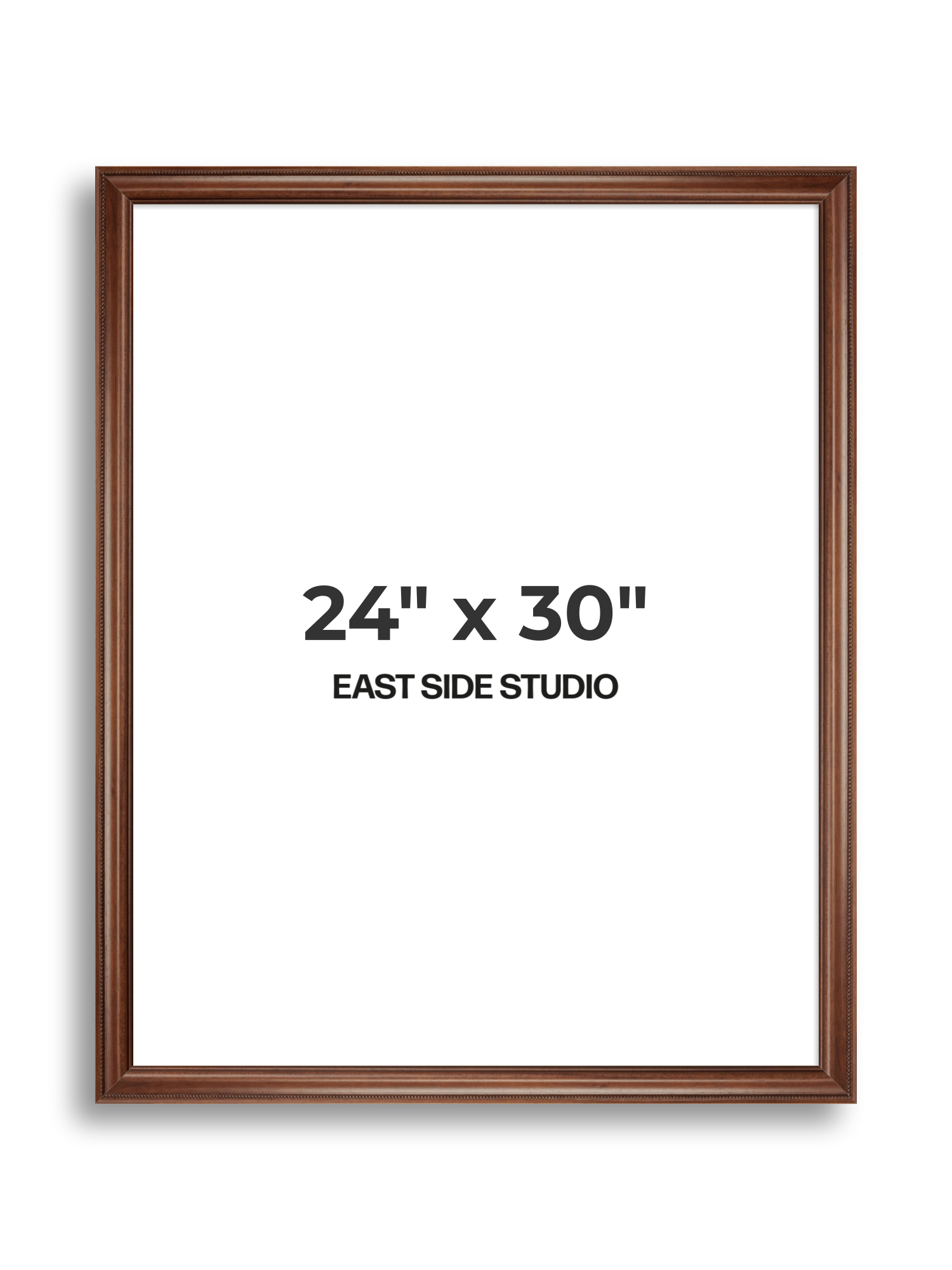 Wide Antique Walnut 24" x 30" picture frame