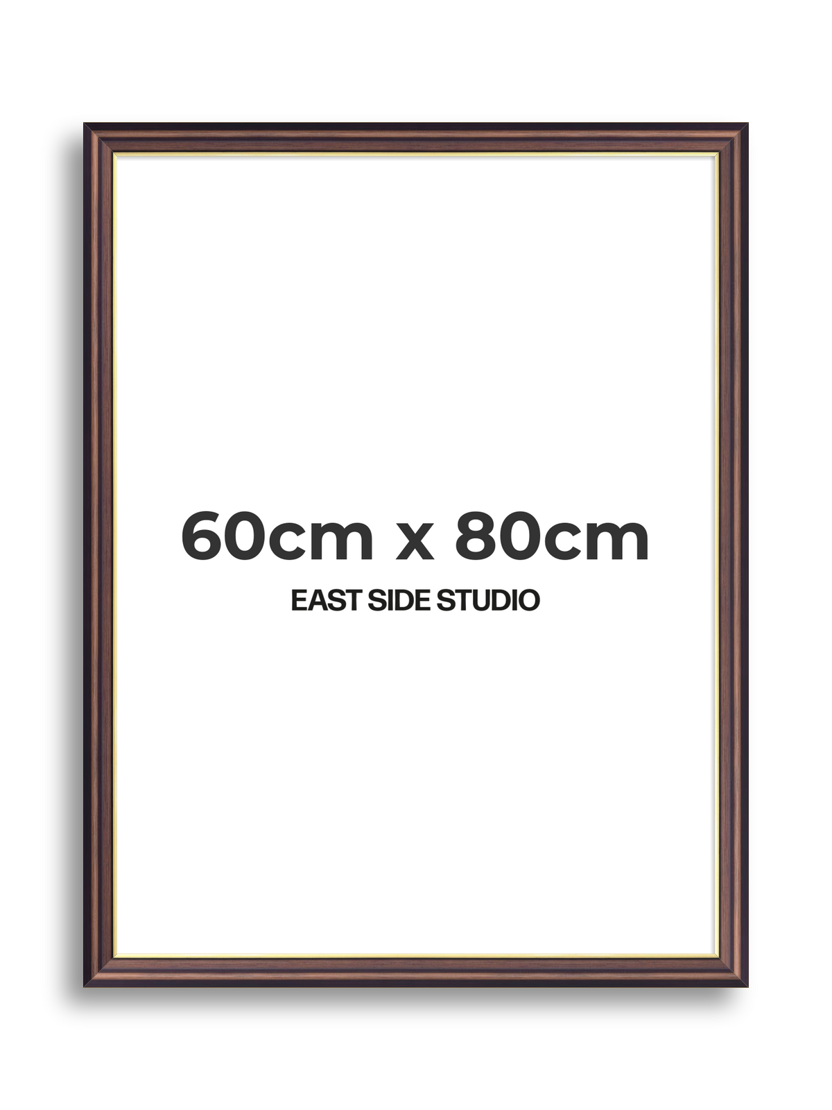 Antique Walnut & Gold 60cm x 80cm picture frame