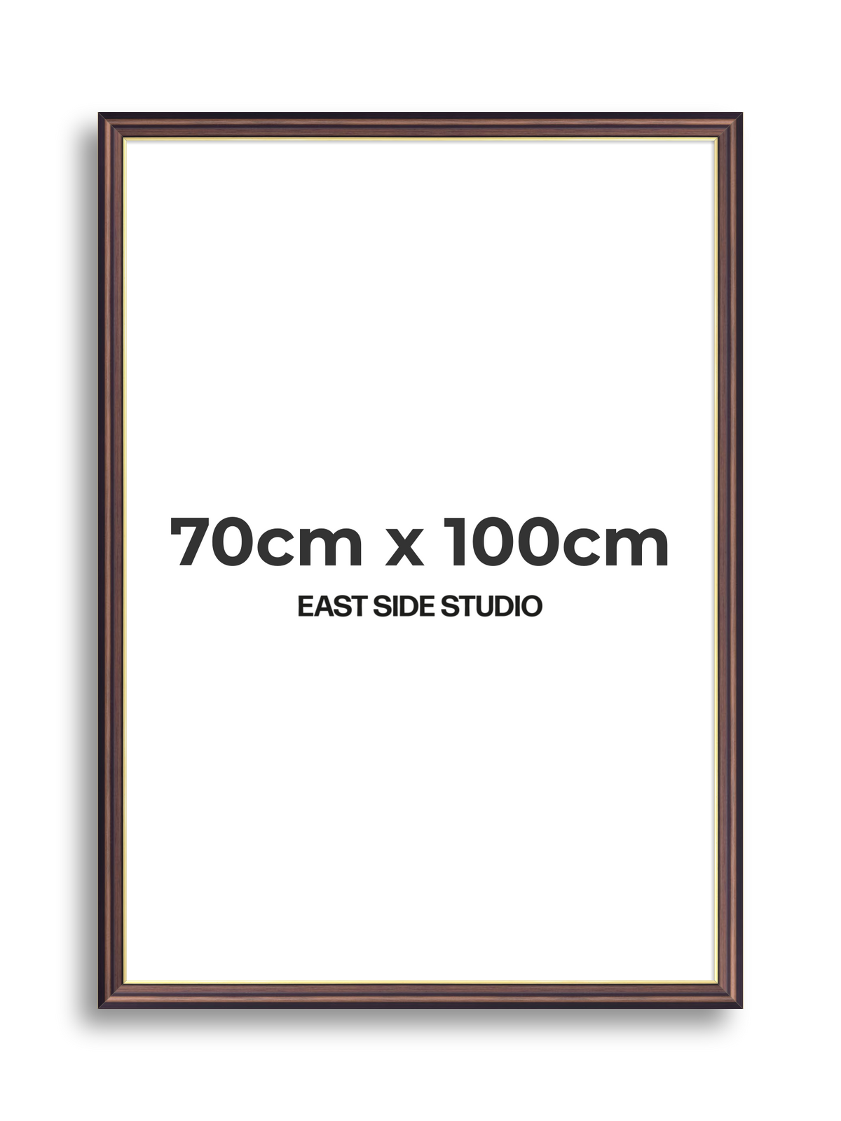Antique Walnut & Gold 70cm x 100cm picture frame