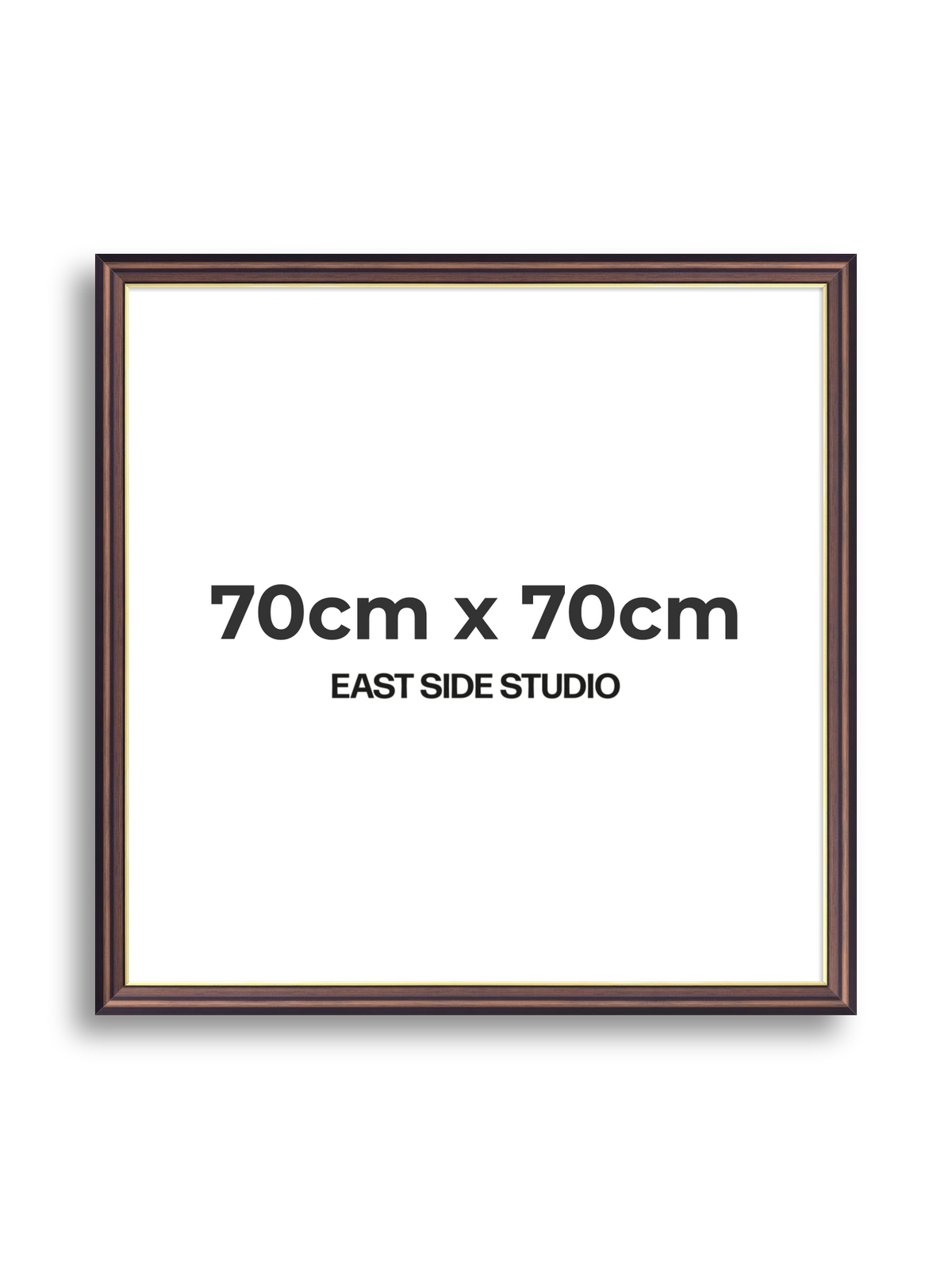 Antique Walnut & Gold 70cm x 70cm picture frame