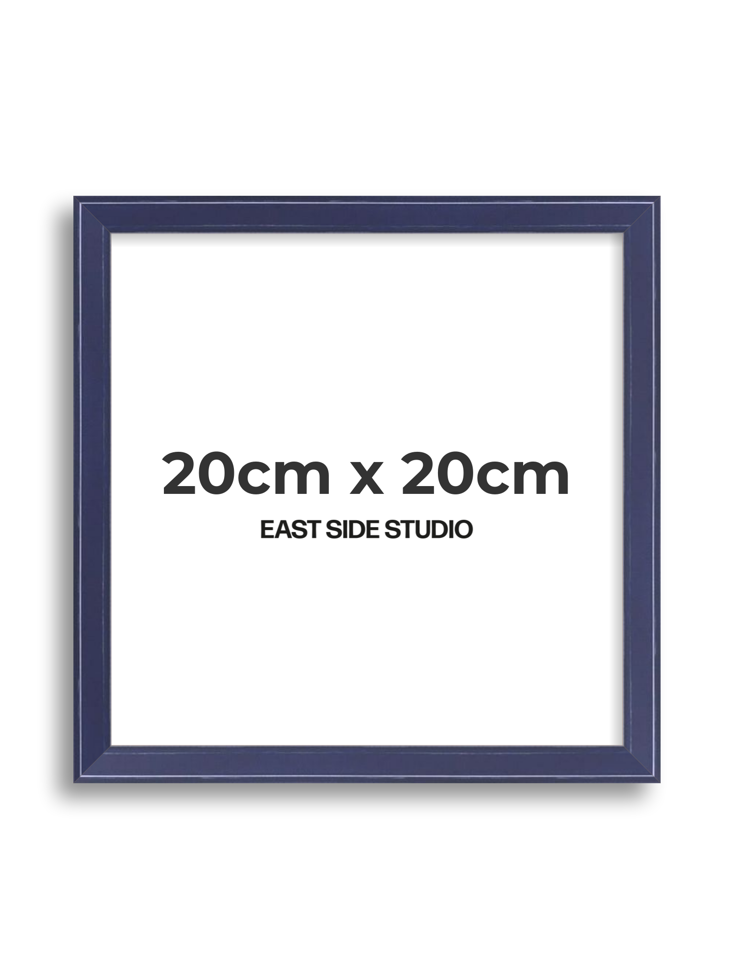 Cobalt Blue Gloss 20cm x 20cm picture frame