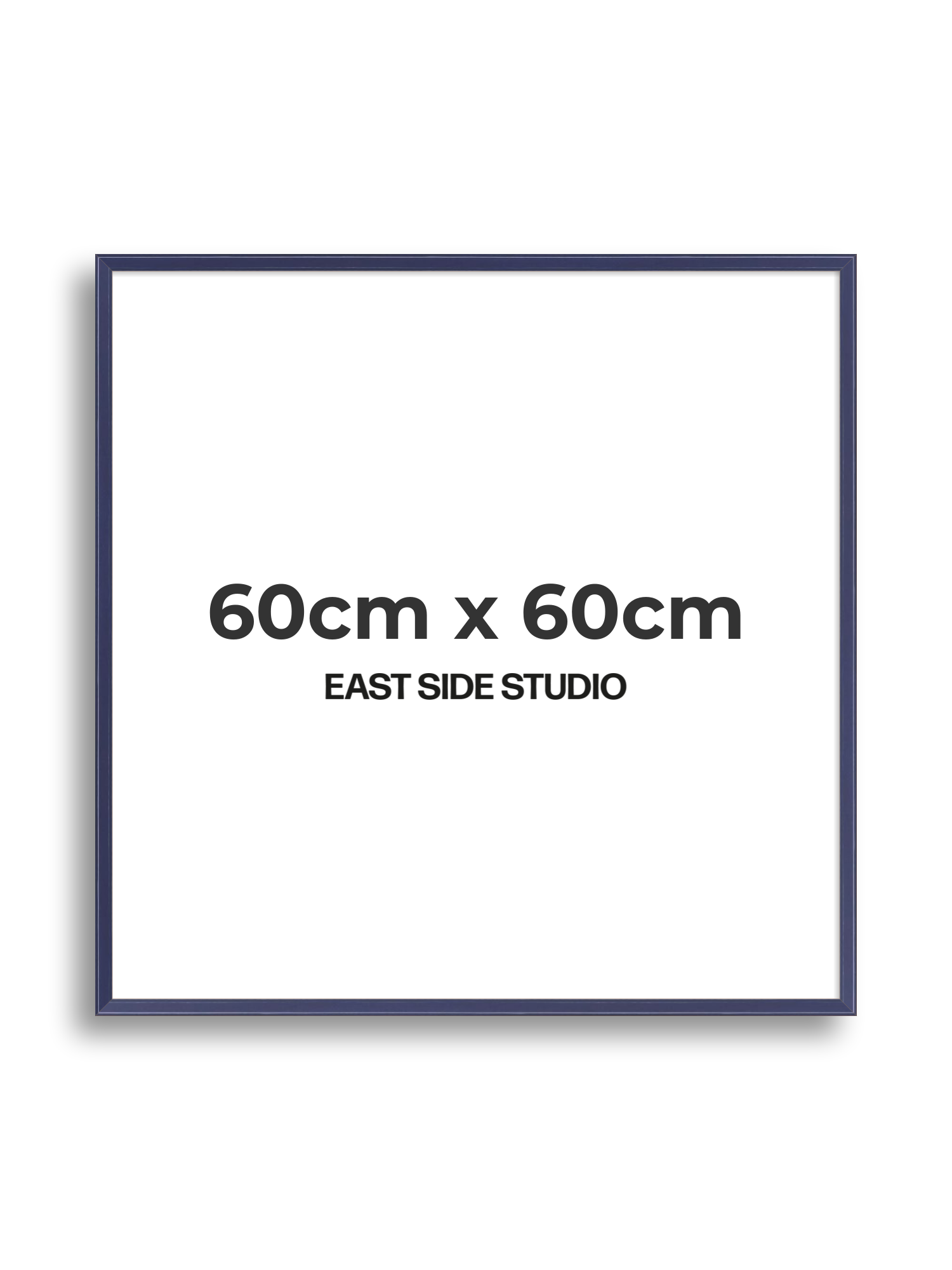 Cobalt Blue Gloss 60cm x 60cm picture frame