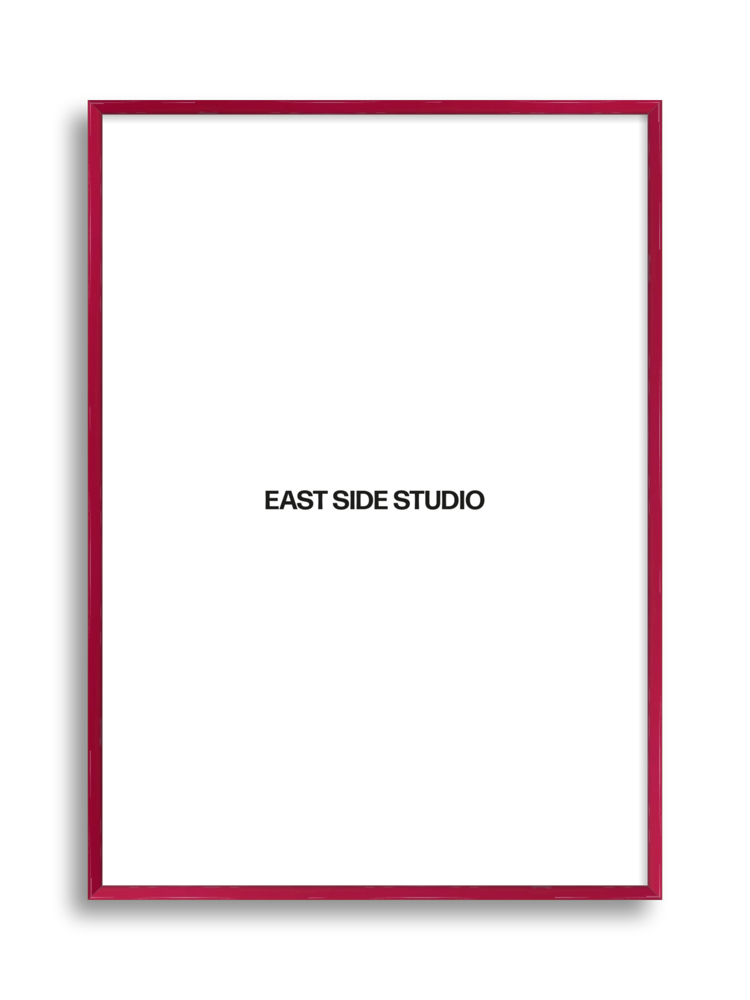 Crimson Red Gloss picture frame