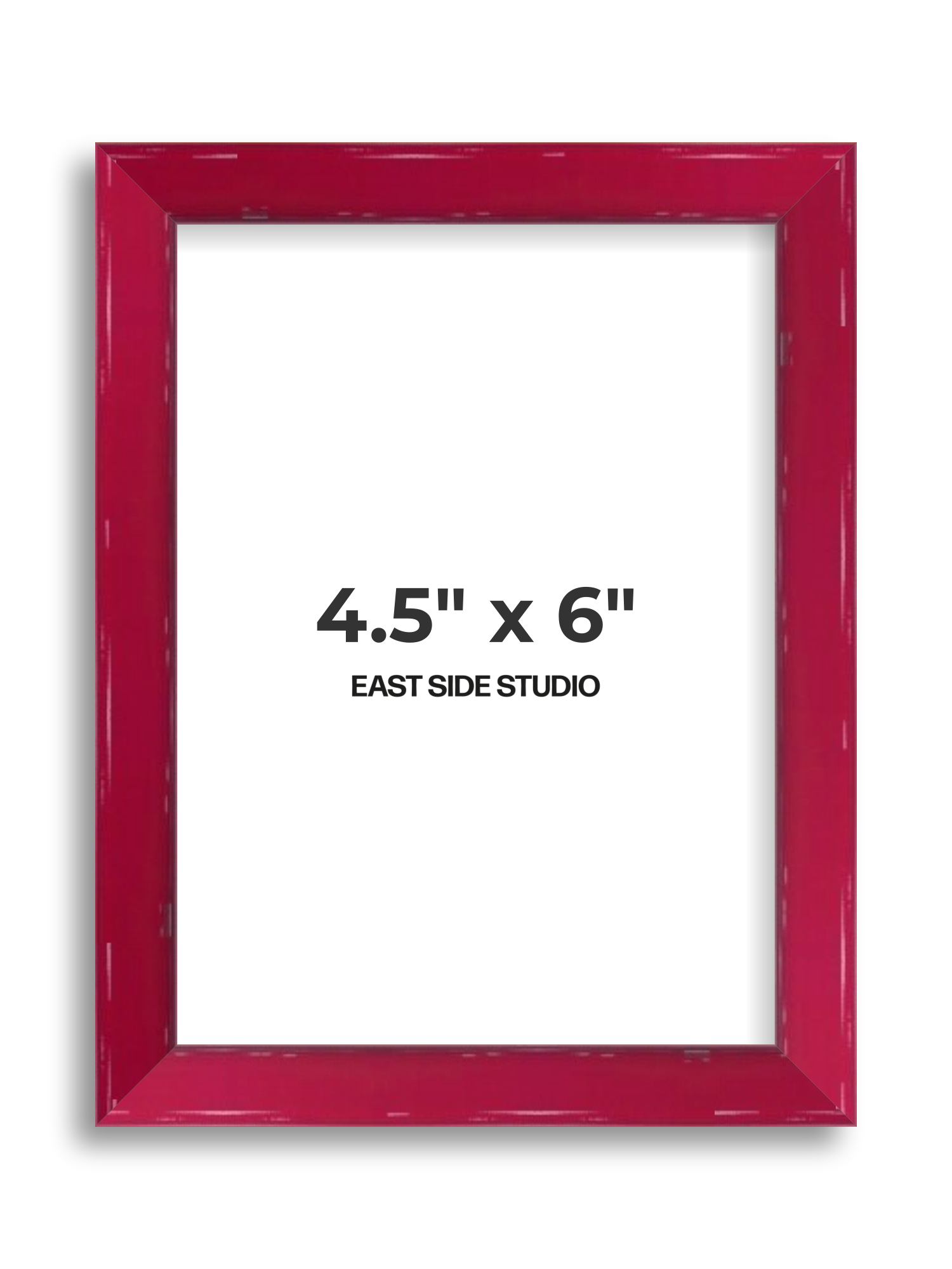 Crimson Red Gloss 4.5" x 6" picture frame