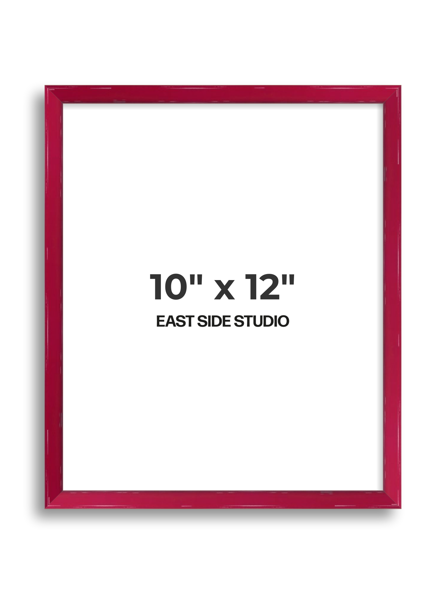 Crimson Red Gloss 10" x 12" picture frame