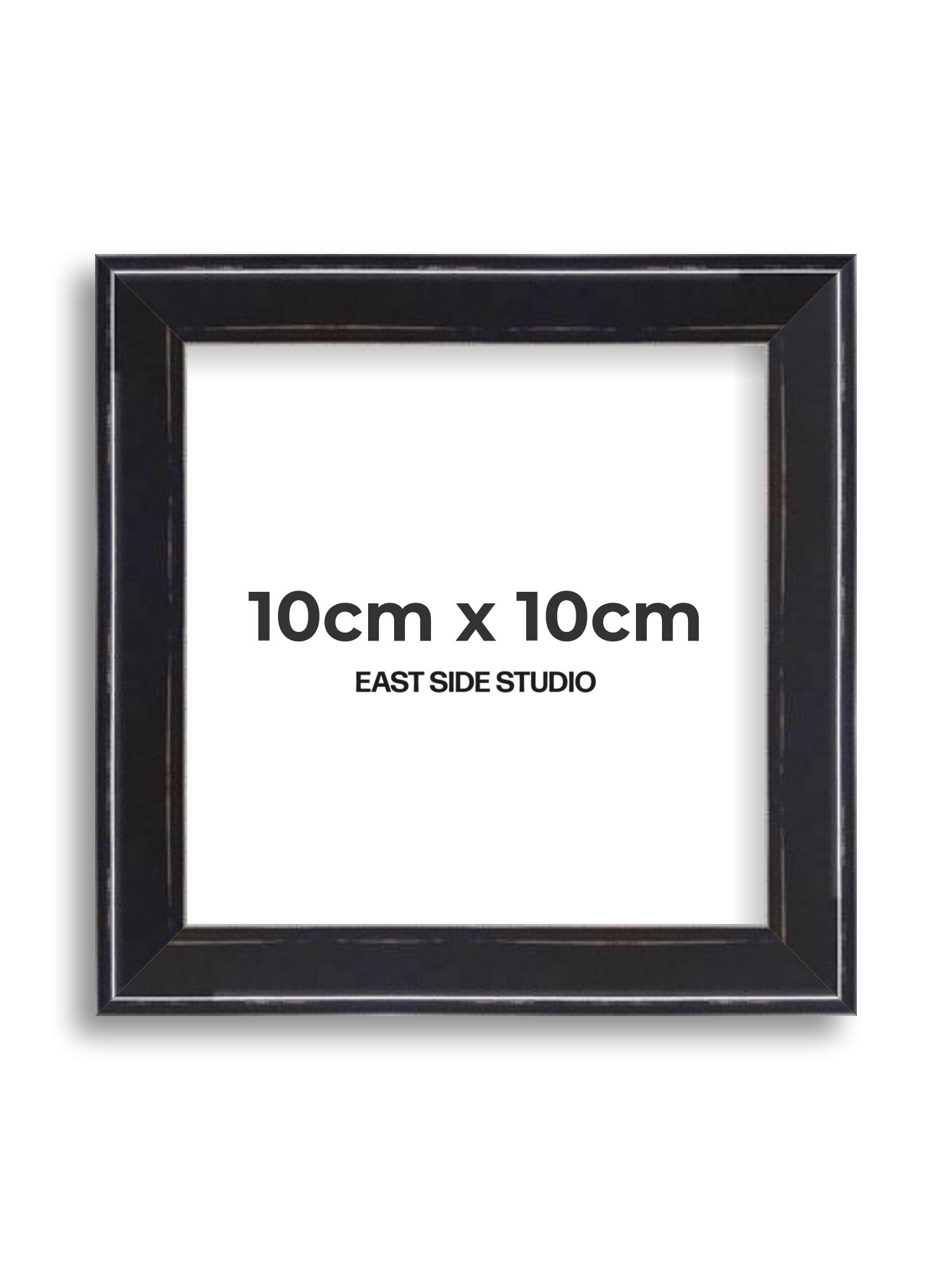 Black Lacquer 10cm x 10cm picture frame