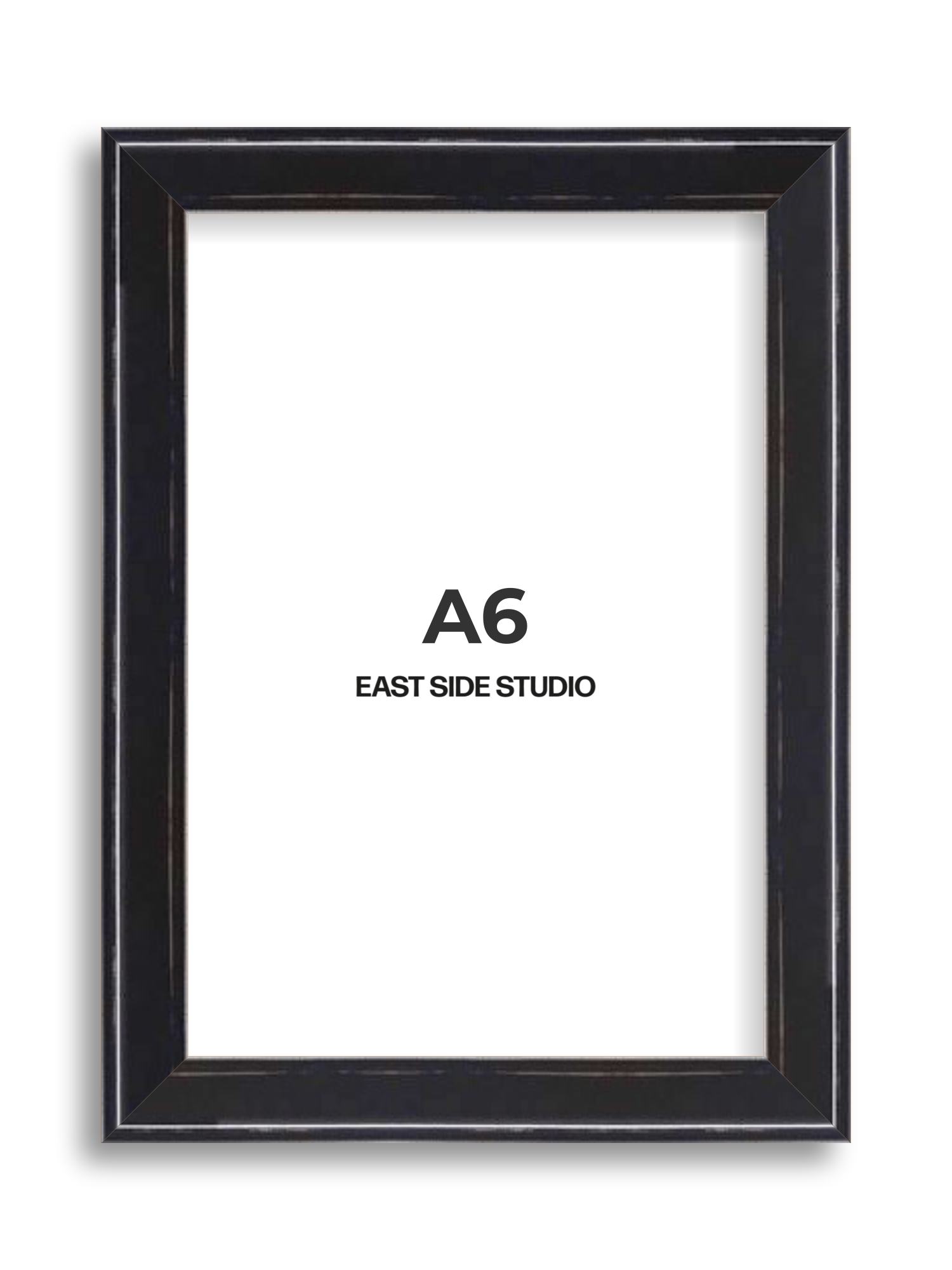 Black Lacquer A6 picture frame