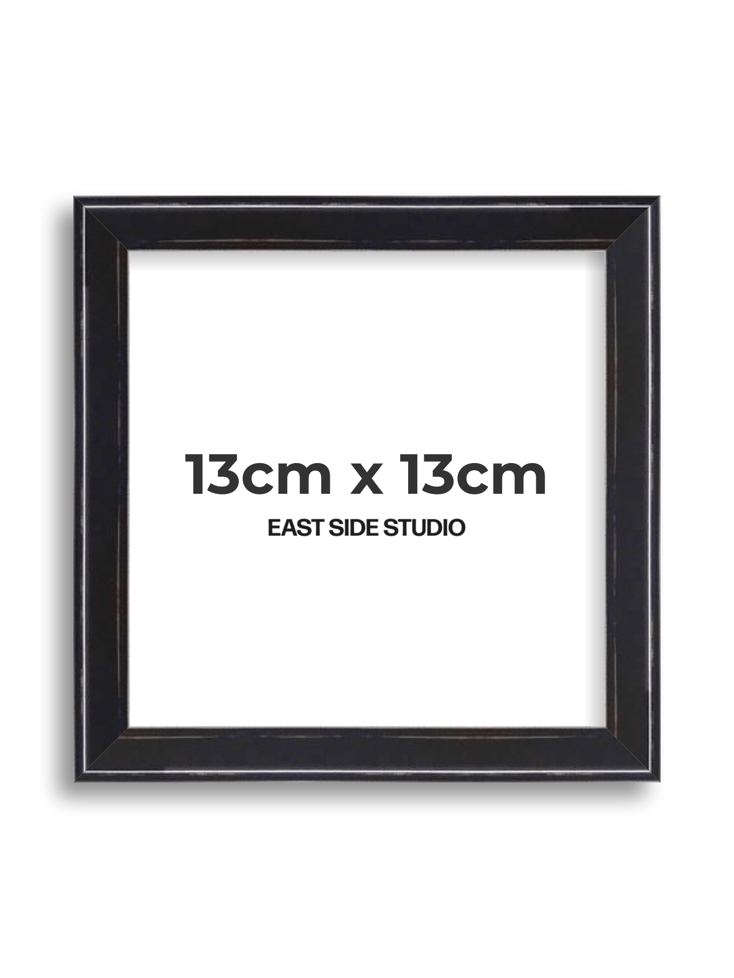 Black Lacquer 13cm x 13cm picture frame