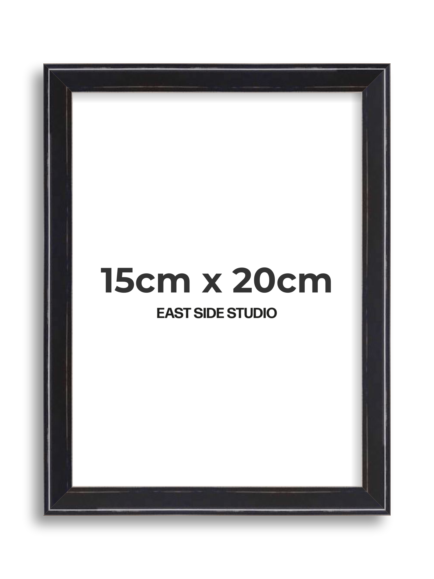 Black Lacquer 15cm x 20cm picture frame