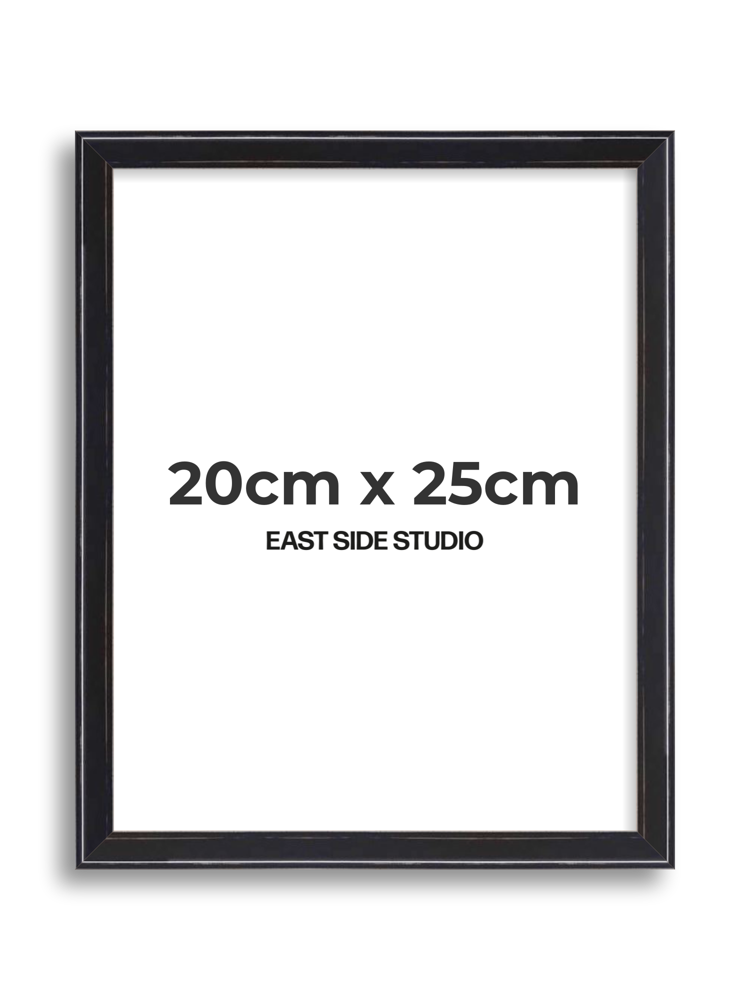 Black Lacquer 20cm x 25cm picture frame